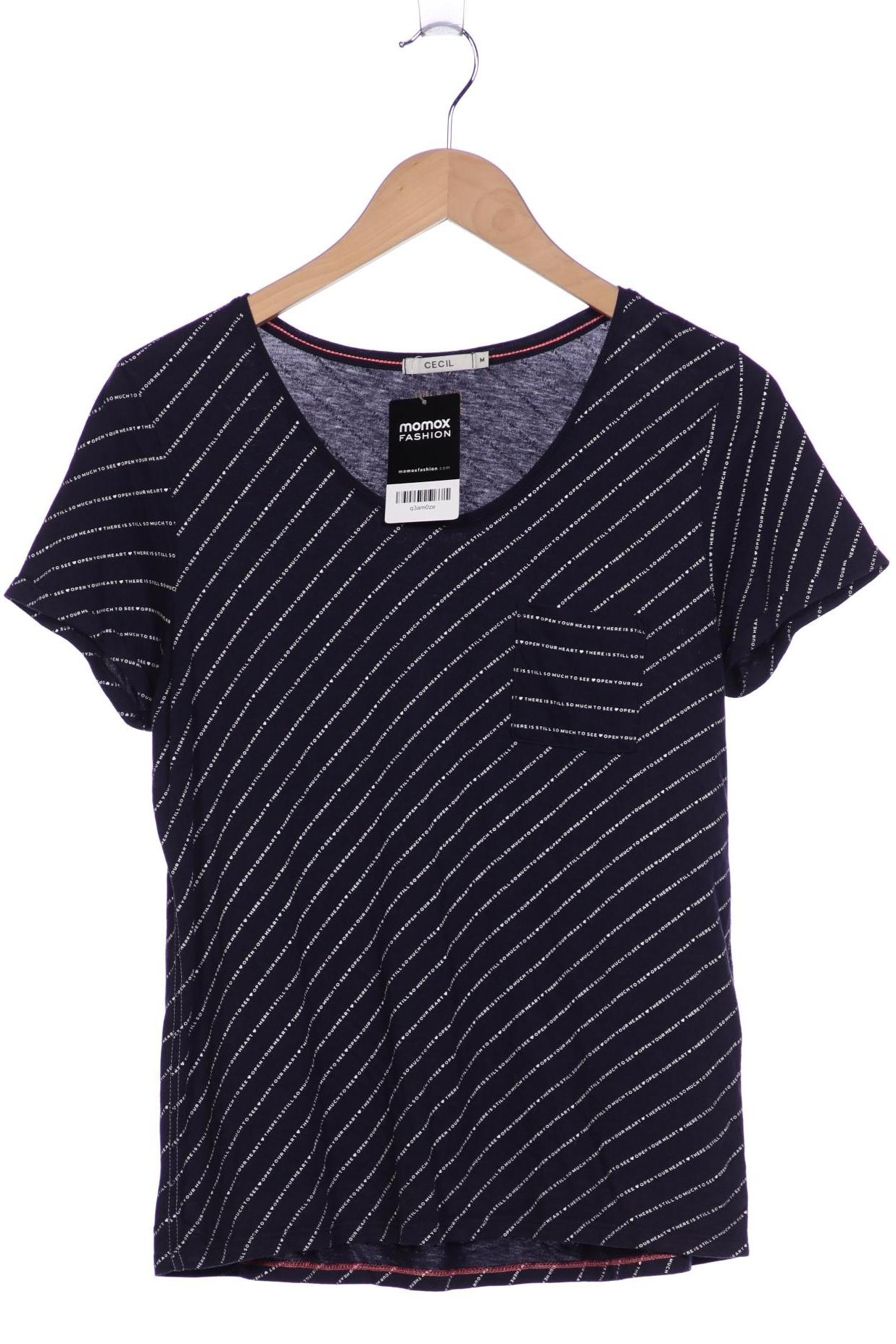 

Cecil Damen T-Shirt, marineblau, Gr. 38