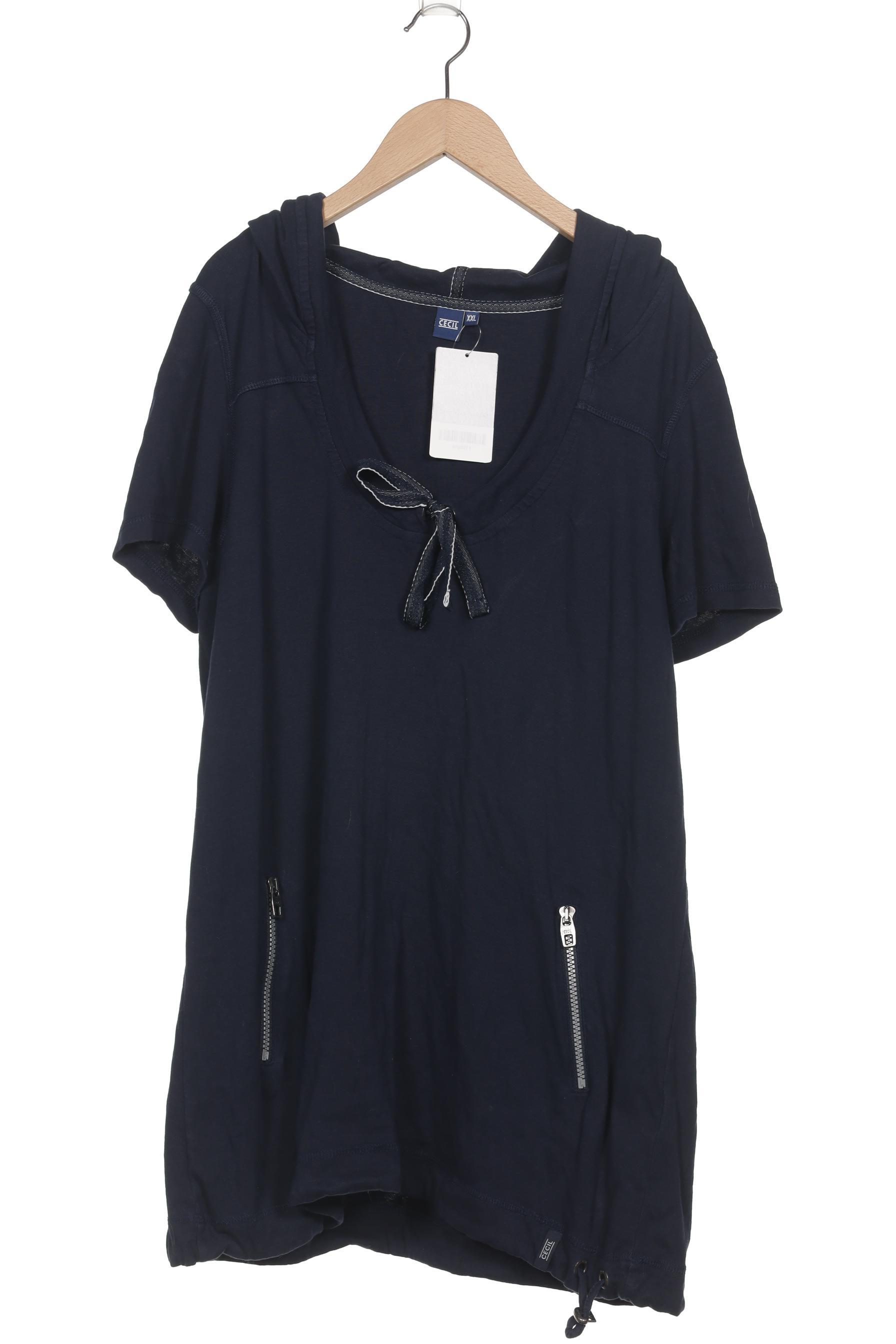 

Cecil Damen T-Shirt, marineblau, Gr. 46