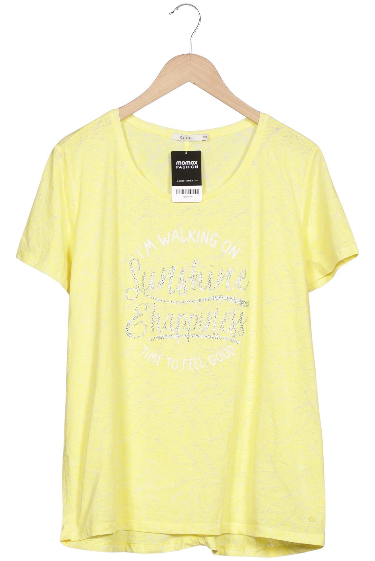 

Cecil Damen T-Shirt, gelb, Gr. 46