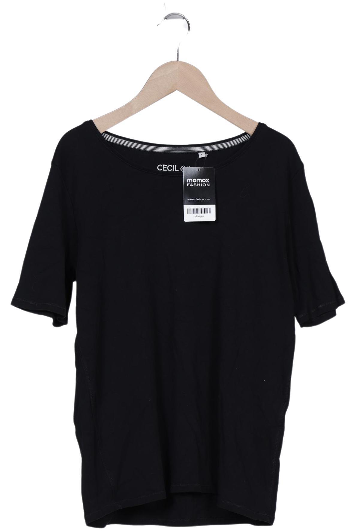 

Cecil Damen T-Shirt, schwarz, Gr. 42