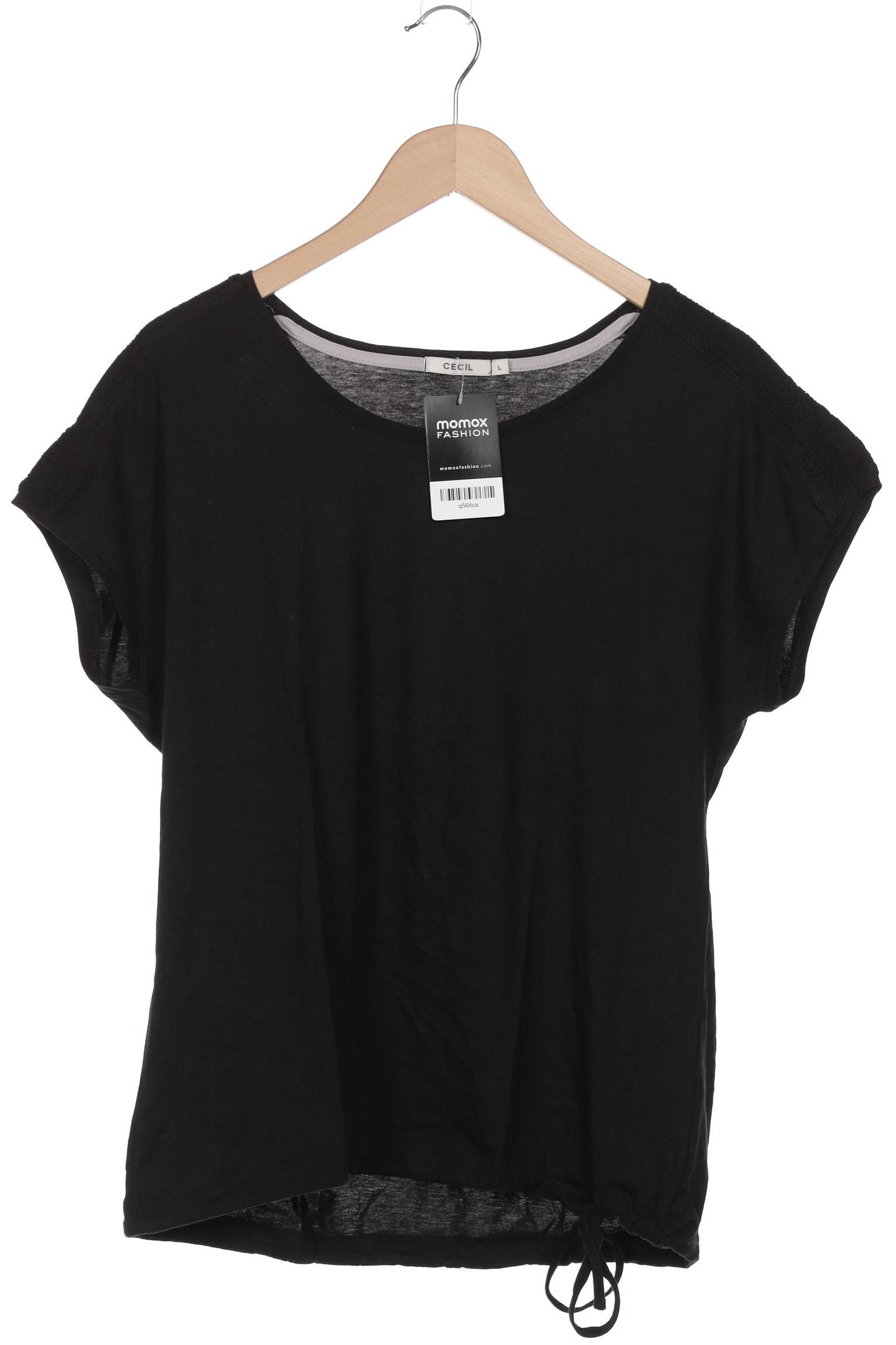 

Cecil Damen T-Shirt, schwarz, Gr. 42