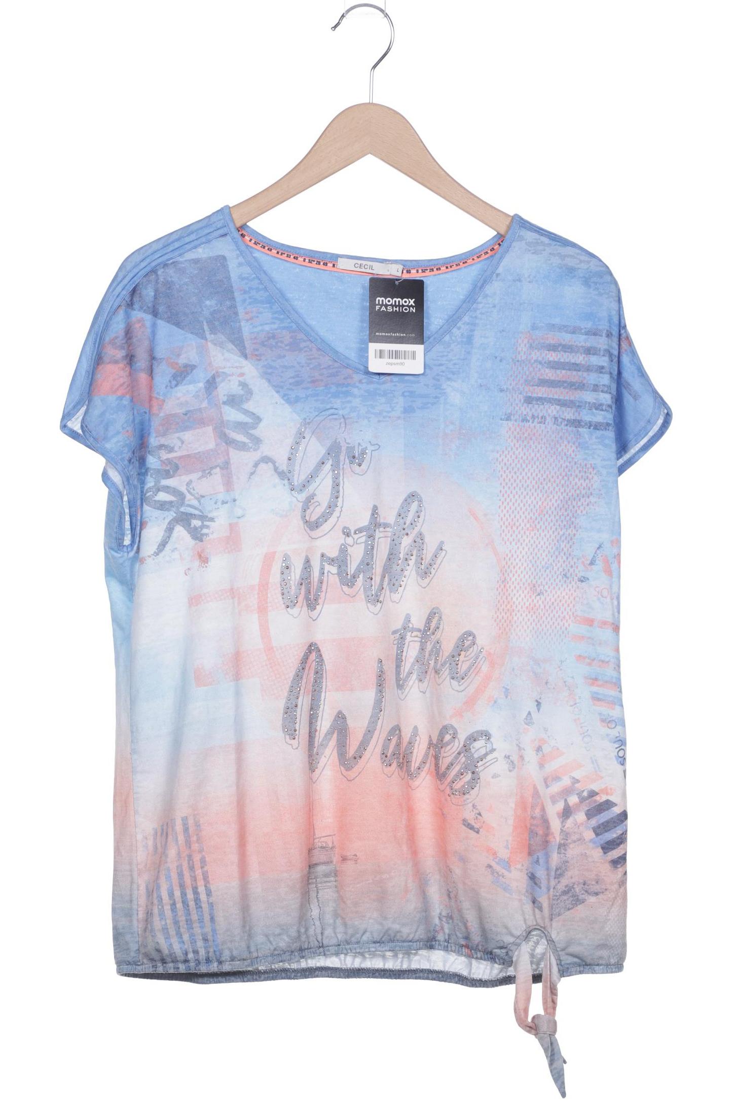 

Cecil Damen T-Shirt, blau, Gr. 42