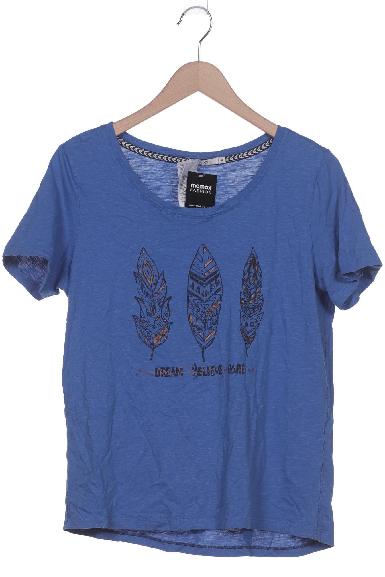 

Cecil Damen T-Shirt, blau, Gr. 38