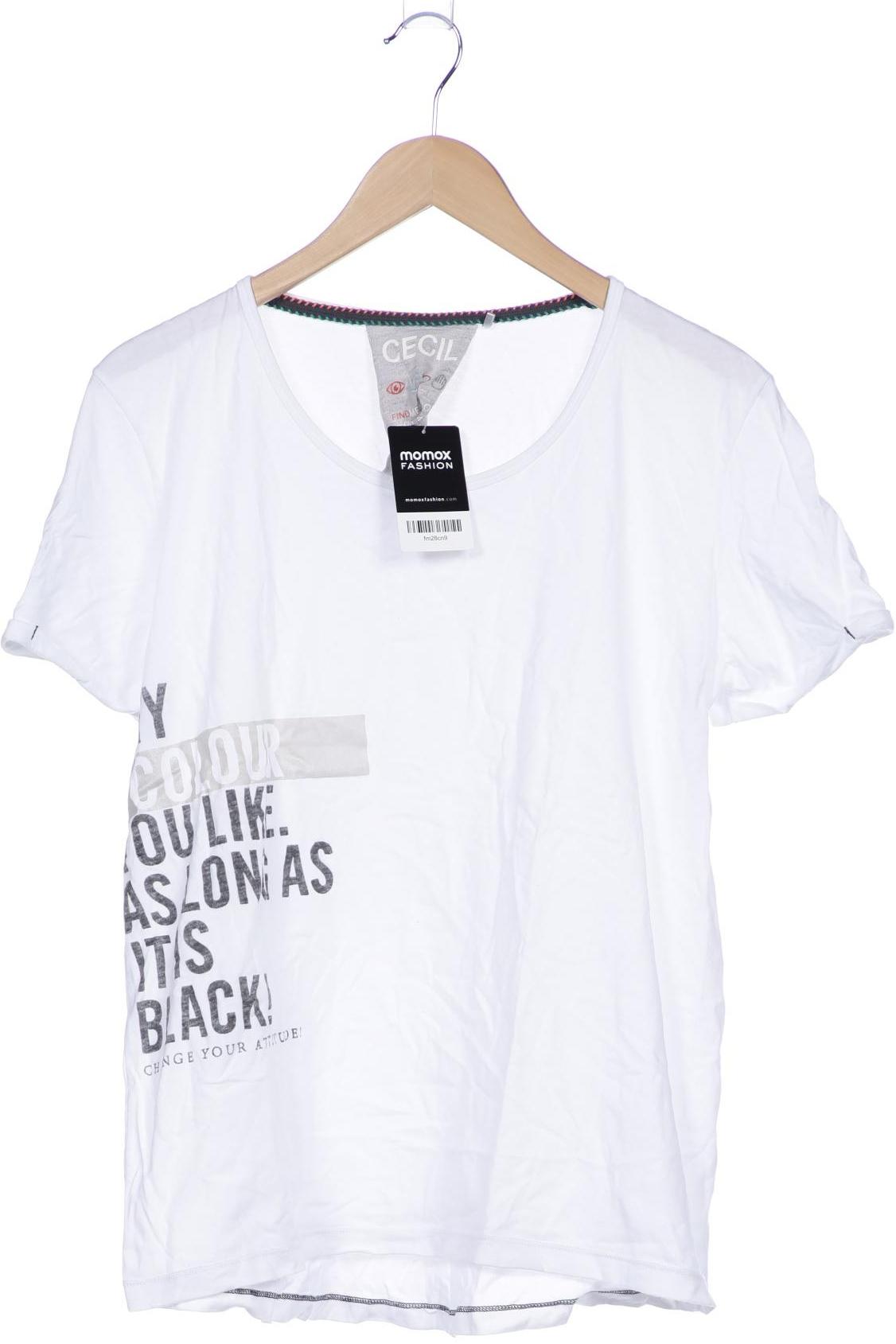 

Cecil Damen T-Shirt, weiß, Gr. 46