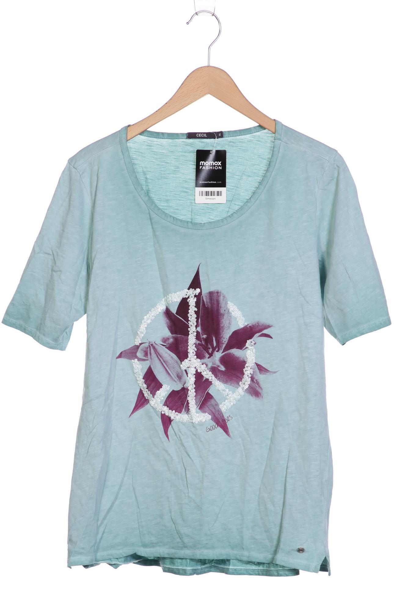 

CECIL Damen T-Shirt, hellgrün