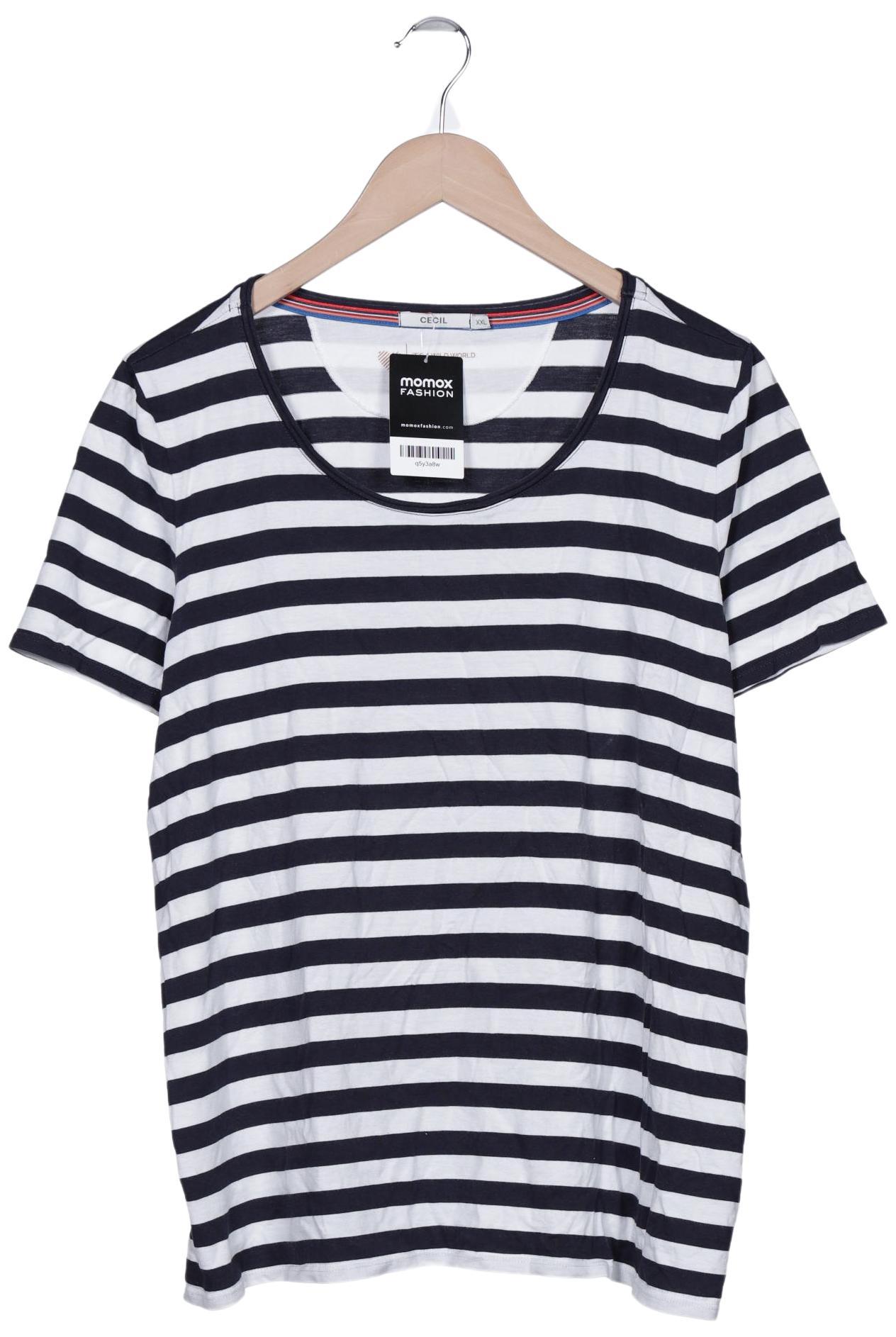 

Cecil Damen T-Shirt, schwarz, Gr. 46