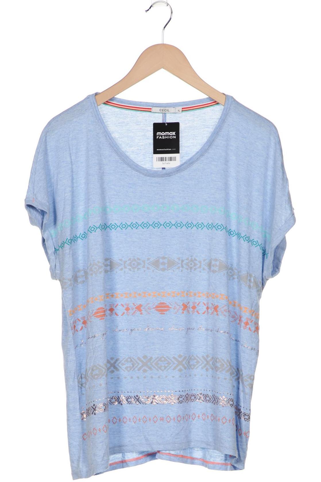 

CECIL Damen T-Shirt, hellblau