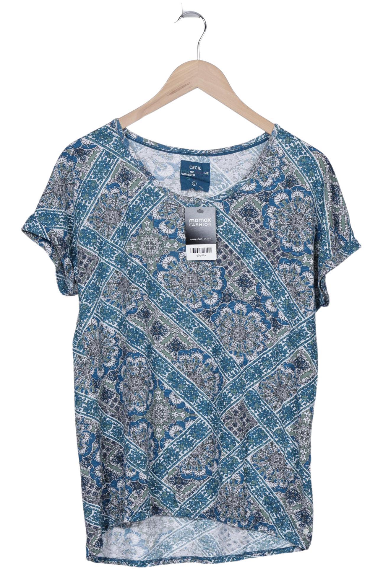 

Cecil Damen T-Shirt, blau, Gr. 42