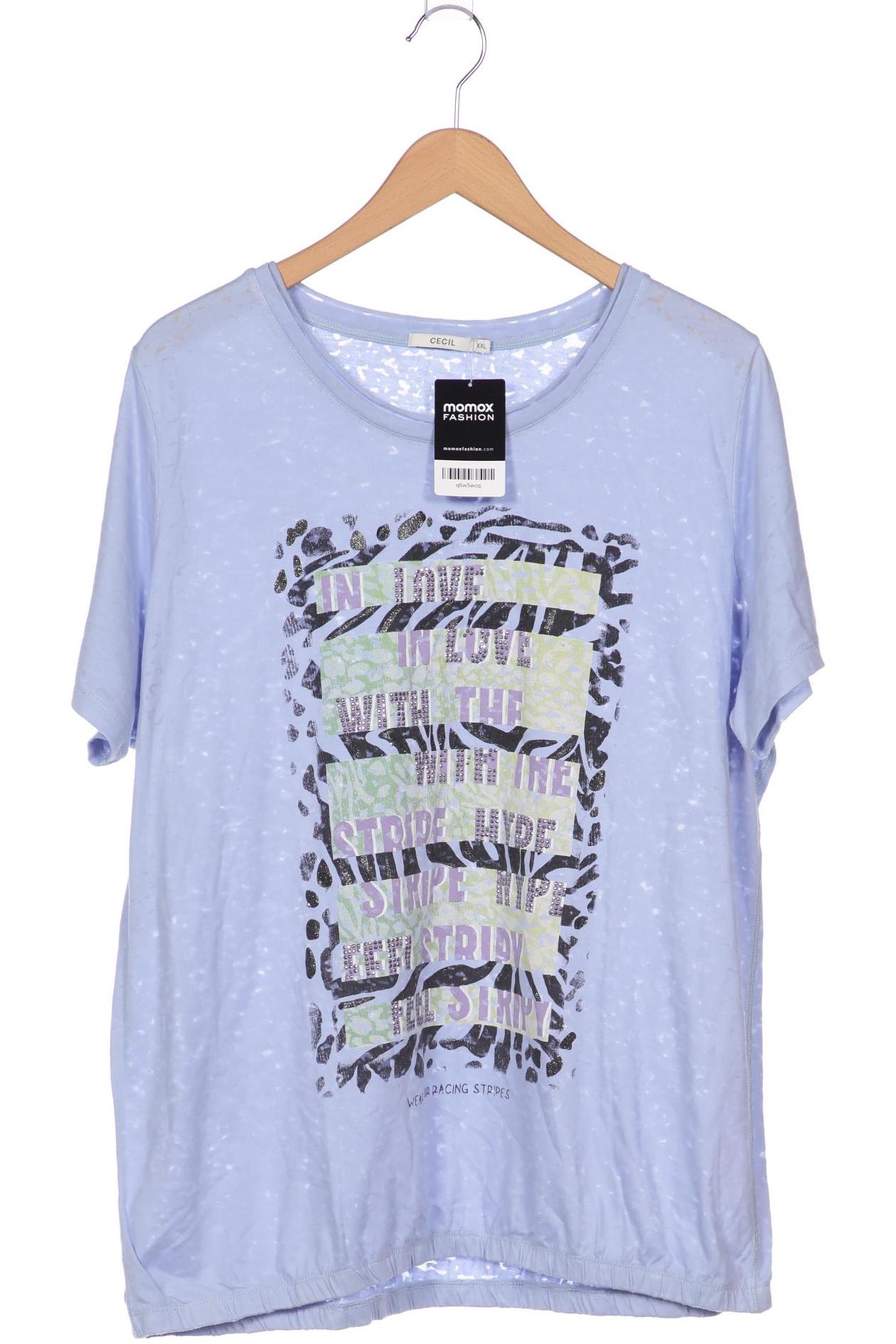 

Cecil Damen T-Shirt, blau, Gr. 46
