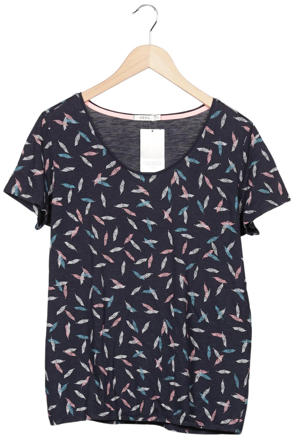 

Cecil Damen T-Shirt, marineblau, Gr. 42