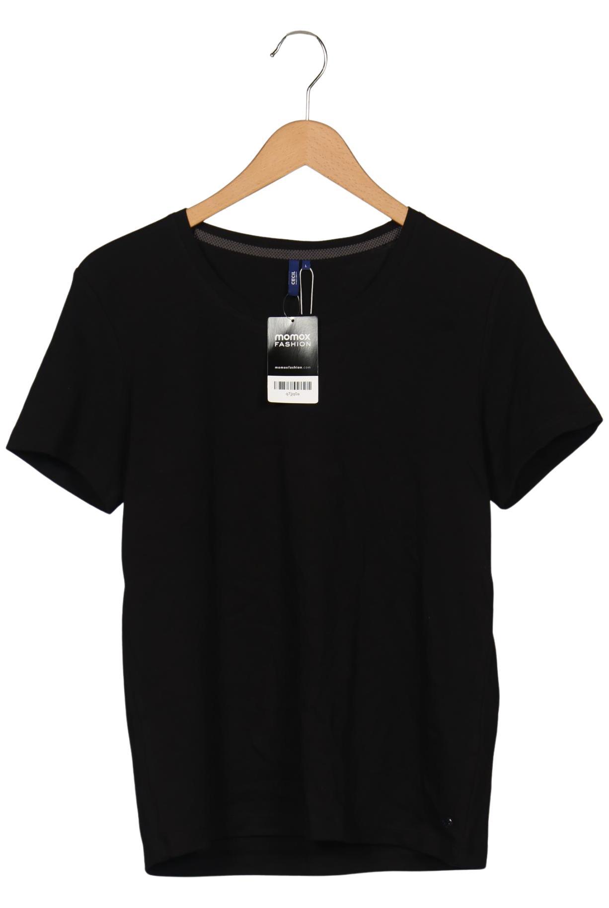 

Cecil Damen T-Shirt, schwarz, Gr. 42