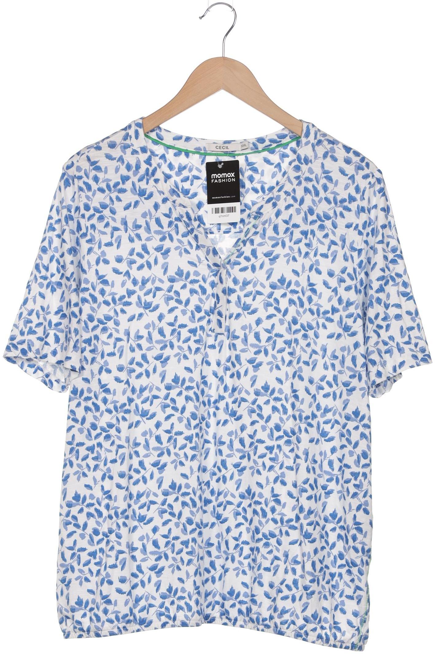 

Cecil Damen T-Shirt, blau, Gr. 46