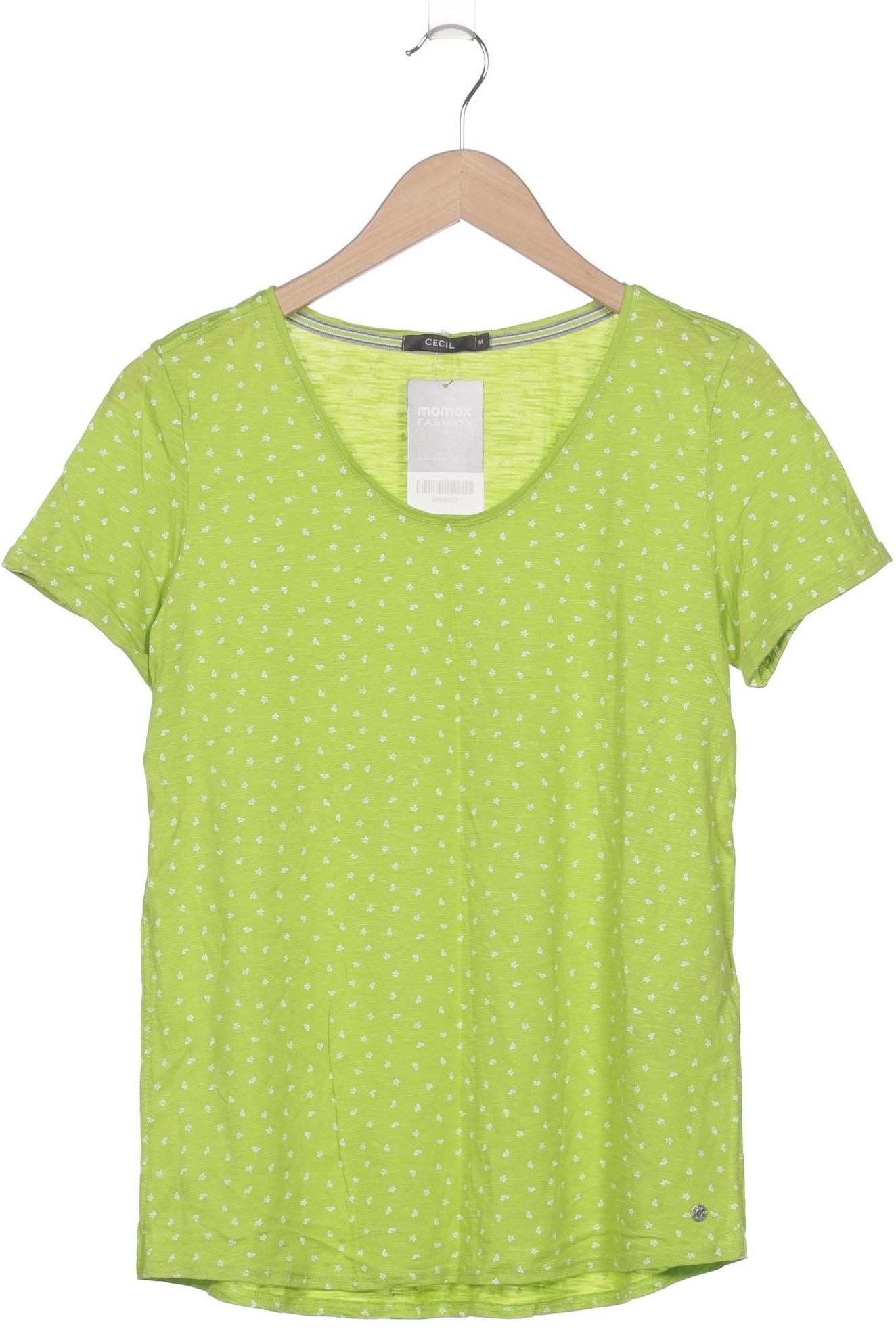 

Cecil Damen T-Shirt, hellgrün, Gr. 38