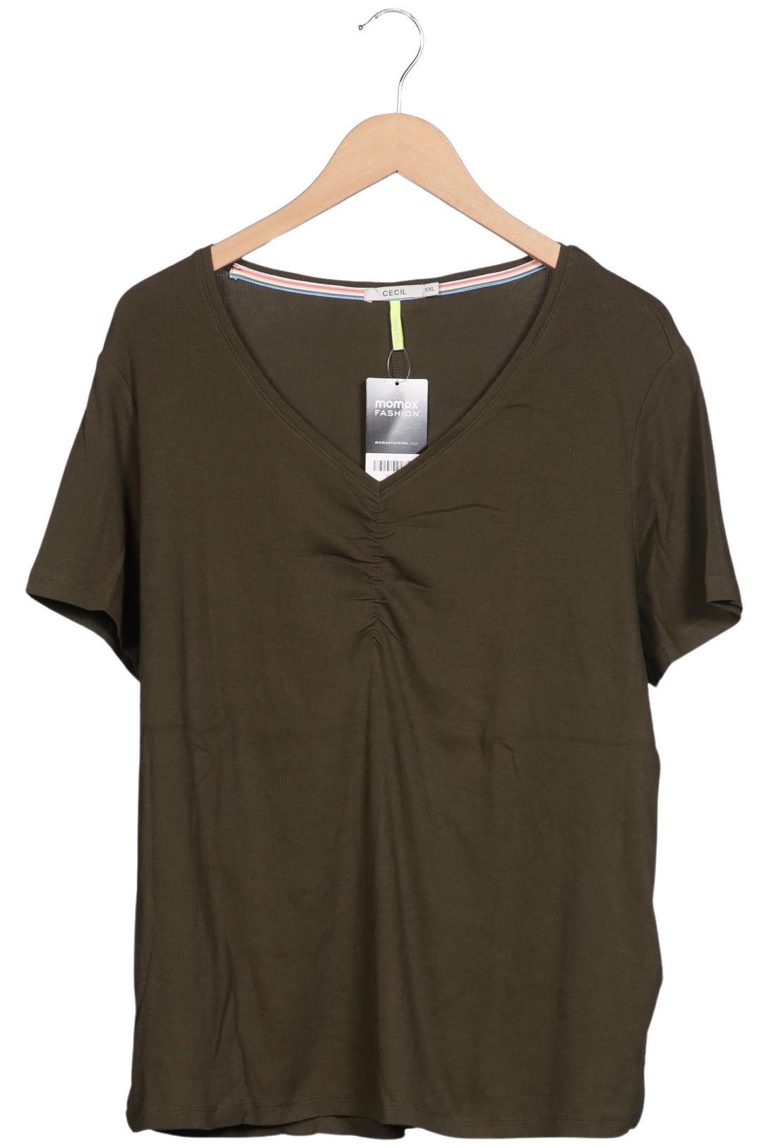 

Cecil Damen T-Shirt, grün, Gr. 46