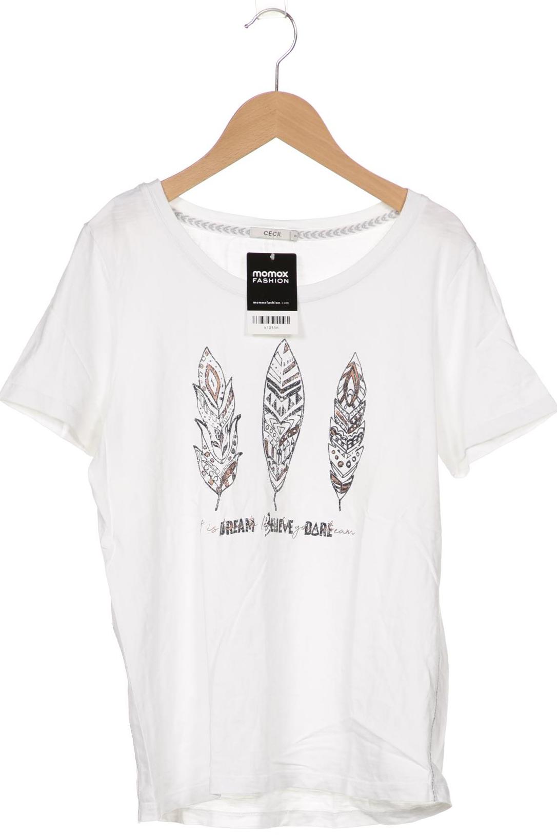 

CECIL Damen T-Shirt, weiß