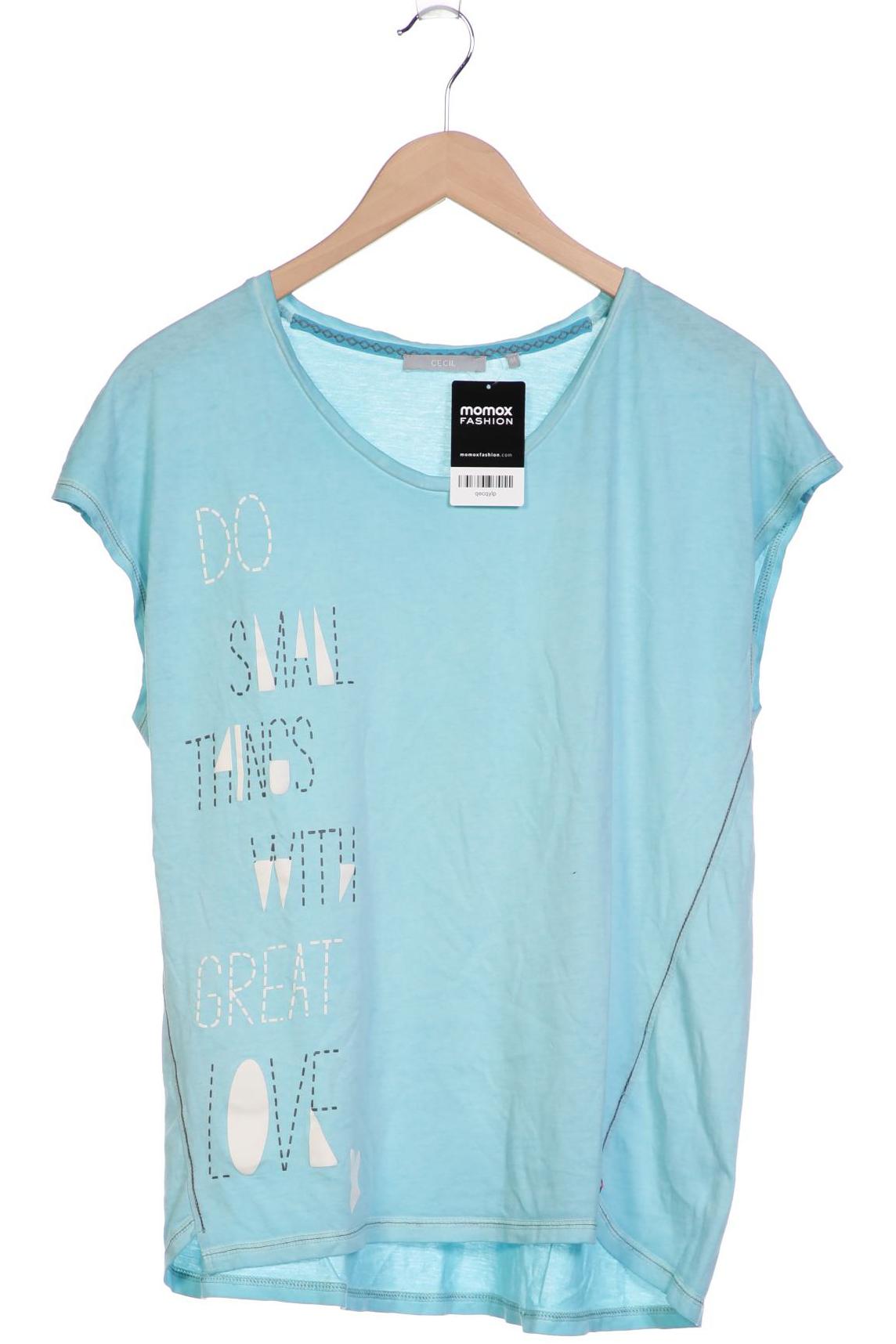 

Cecil Damen T-Shirt, blau, Gr. 38