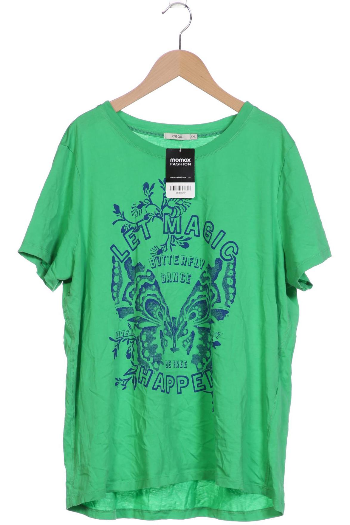 

Cecil Damen T-Shirt, grün, Gr. 46