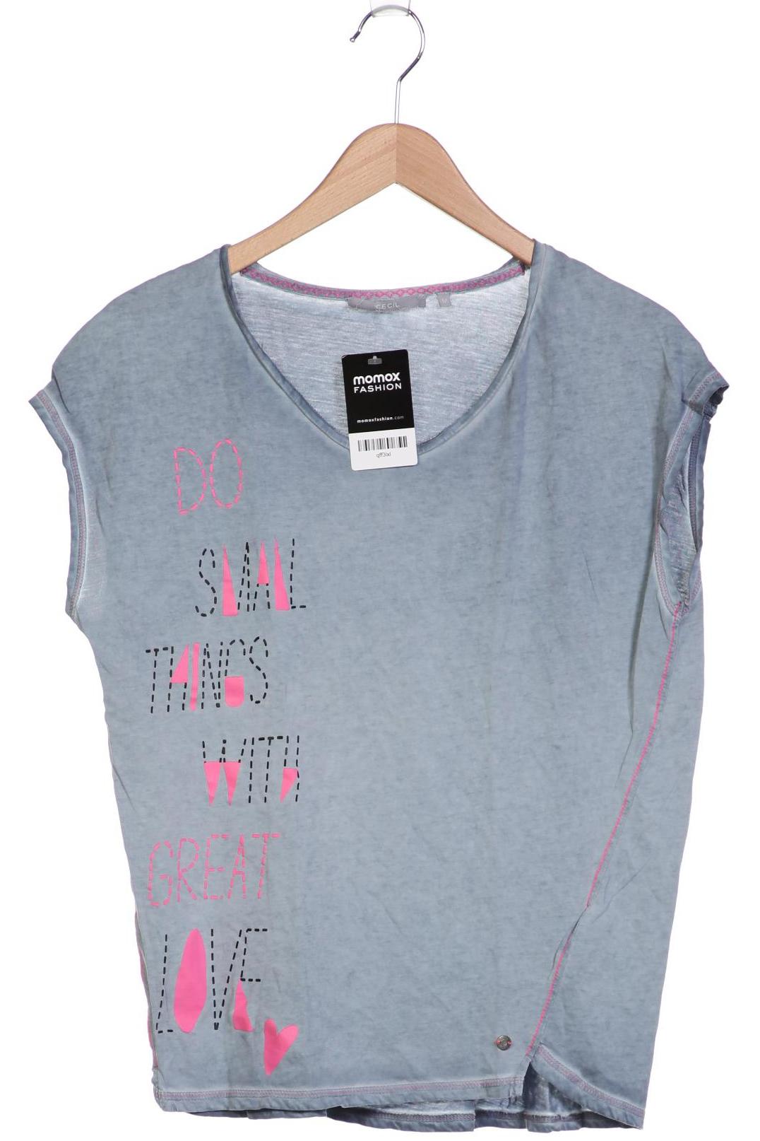 

Cecil Damen T-Shirt, blau, Gr. 38