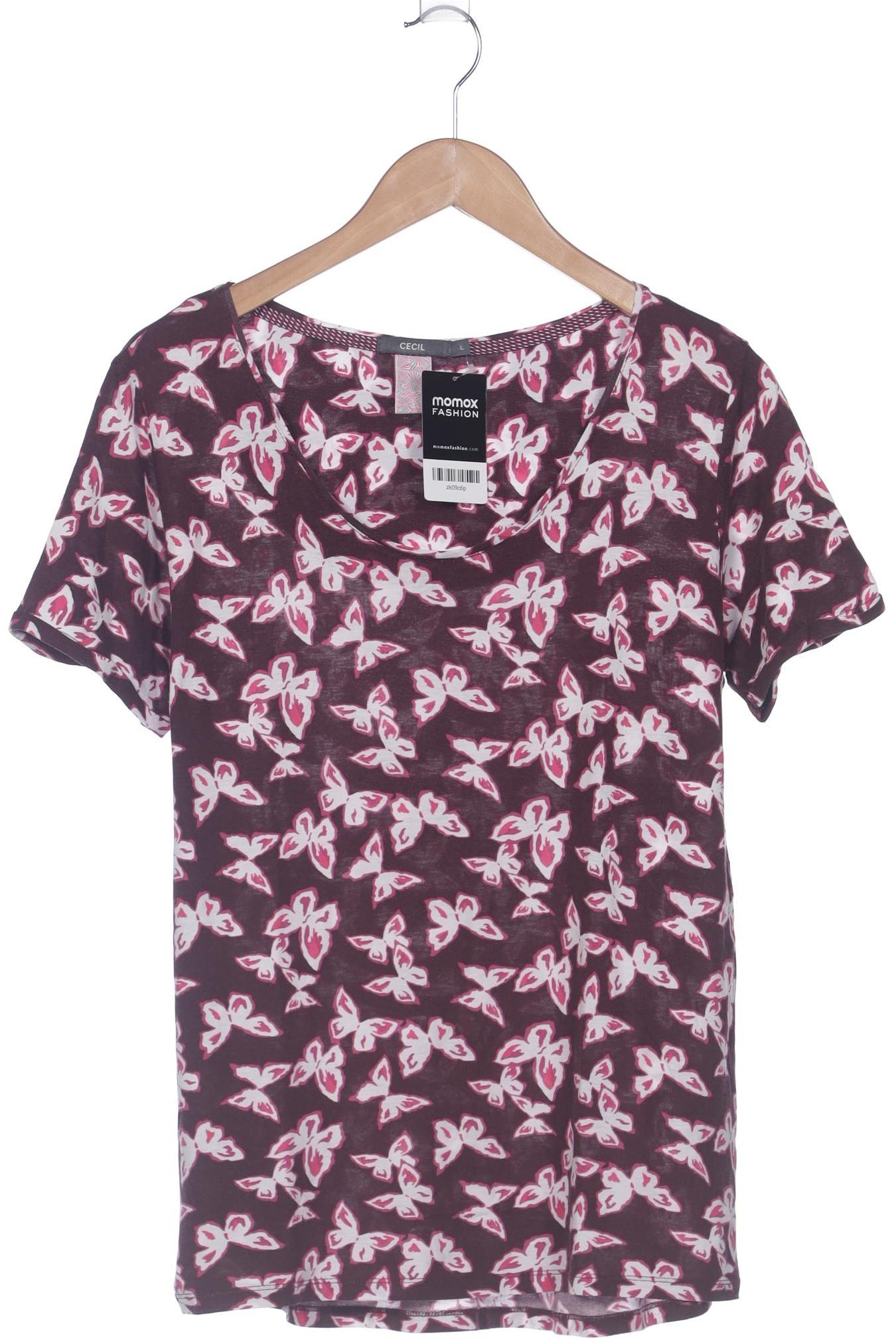 

Cecil Damen T-Shirt, bordeaux, Gr. 42