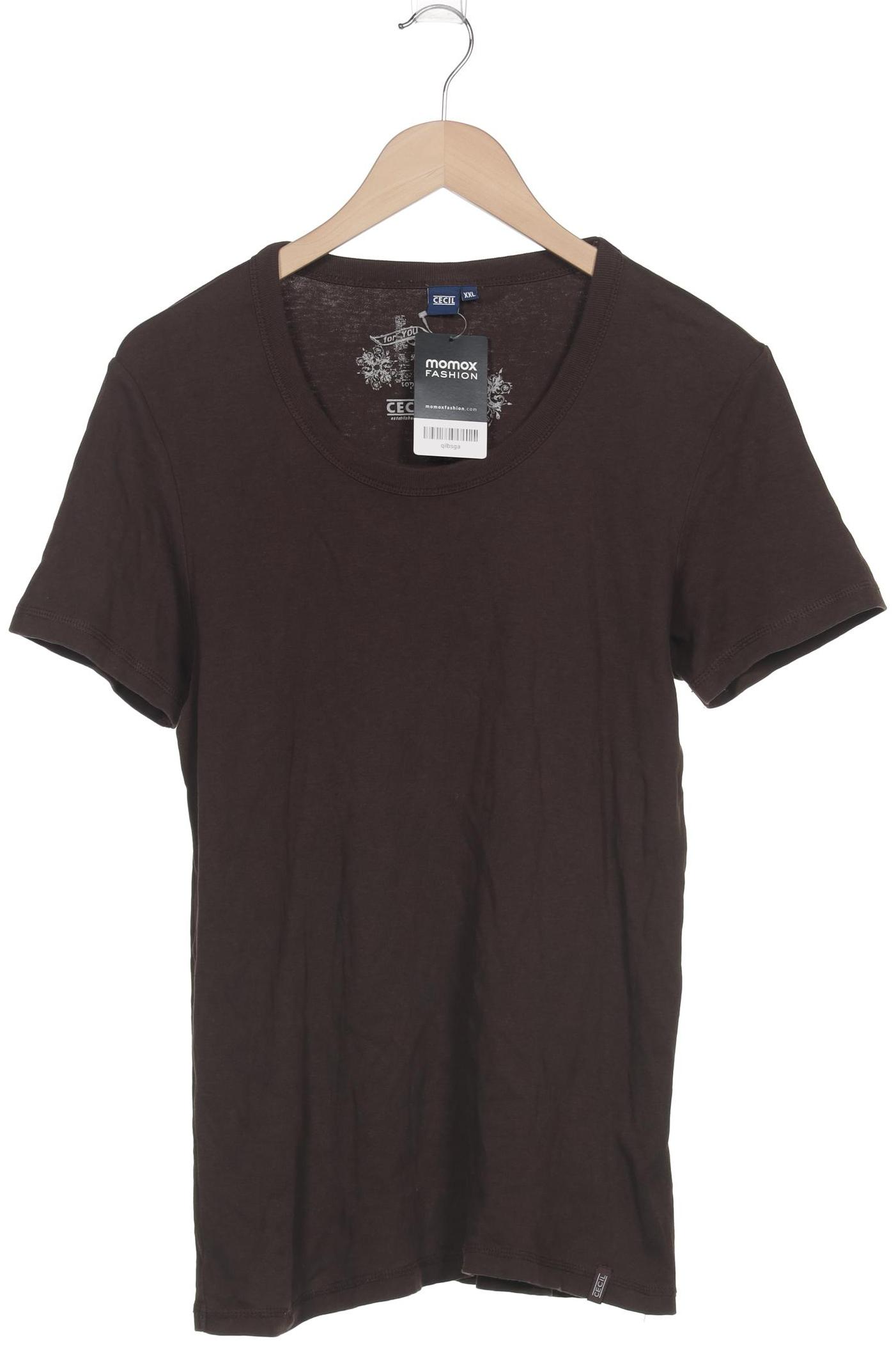 

Cecil Damen T-Shirt, braun, Gr. 46
