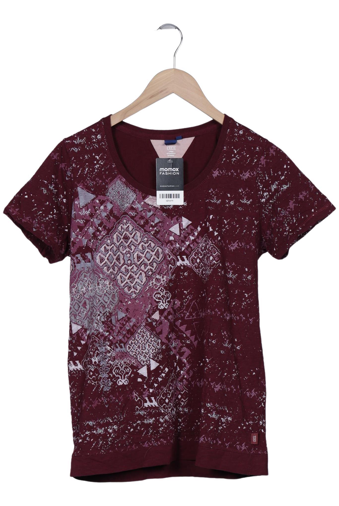 

Cecil Damen T-Shirt, bordeaux, Gr. 44
