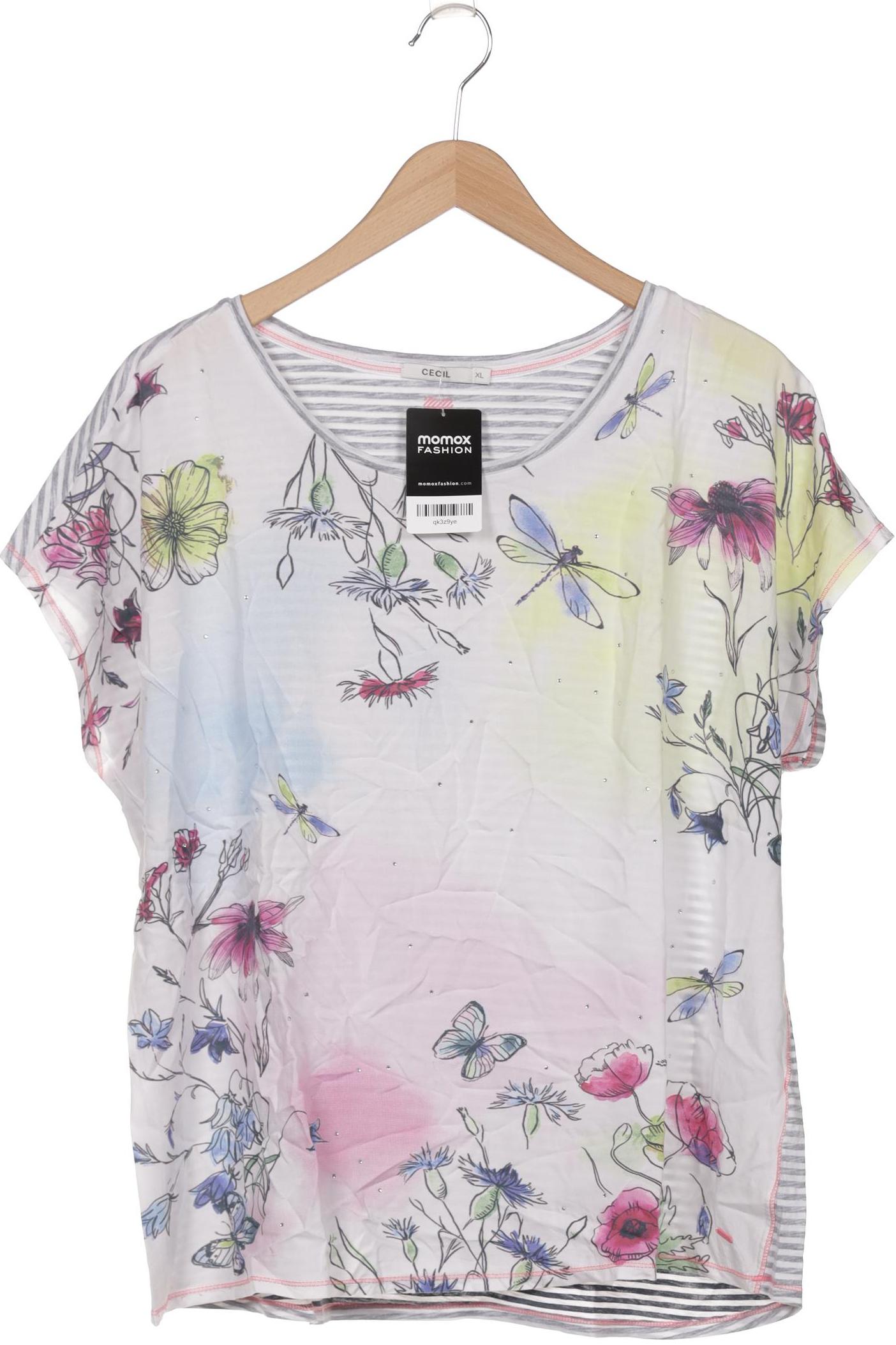 

Cecil Damen T-Shirt, mehrfarbig, Gr. 44