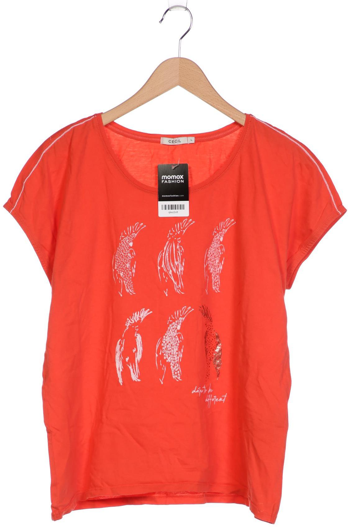 

Cecil Damen T-Shirt, orange, Gr. 42