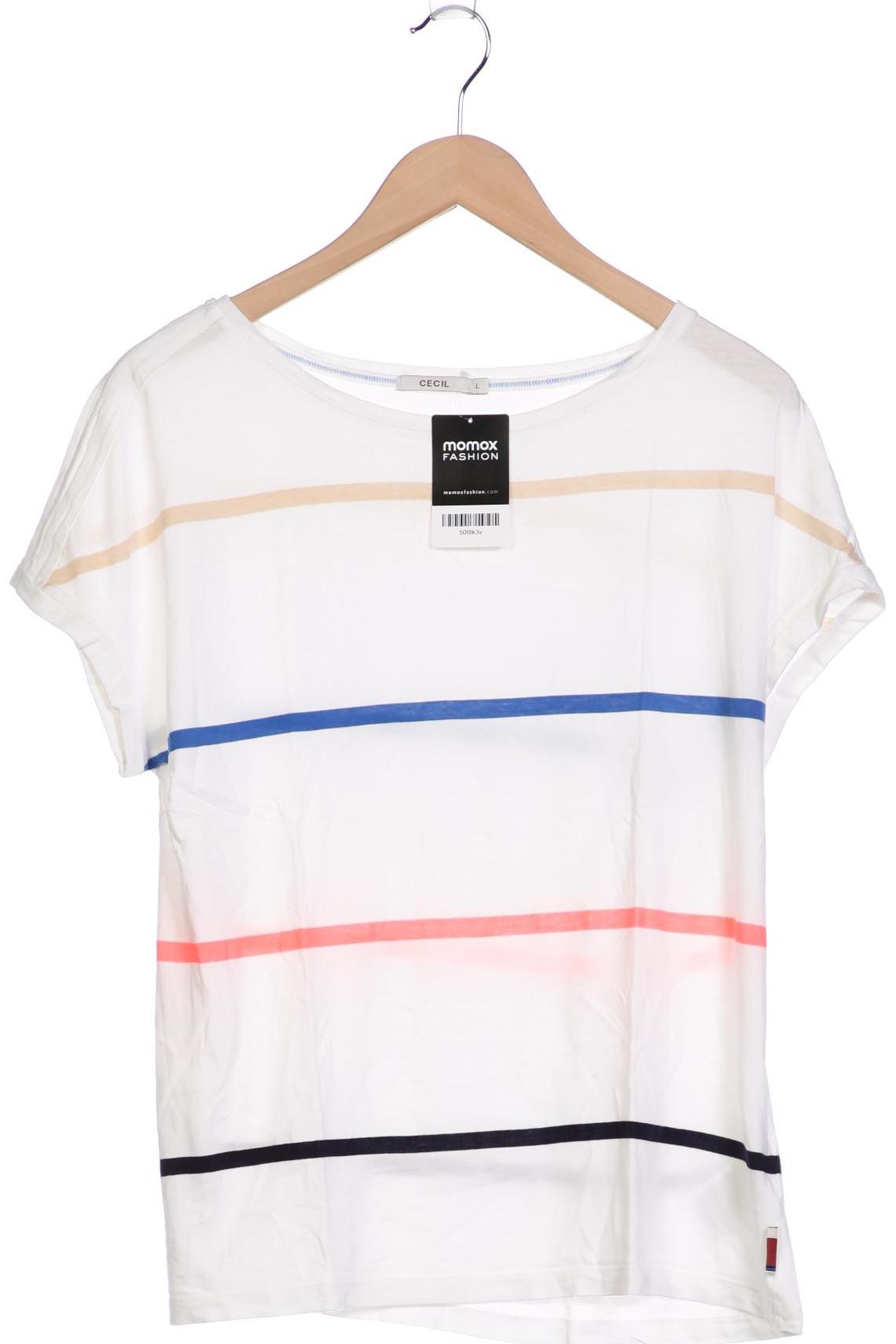 

Cecil Damen T-Shirt, weiß, Gr. 42