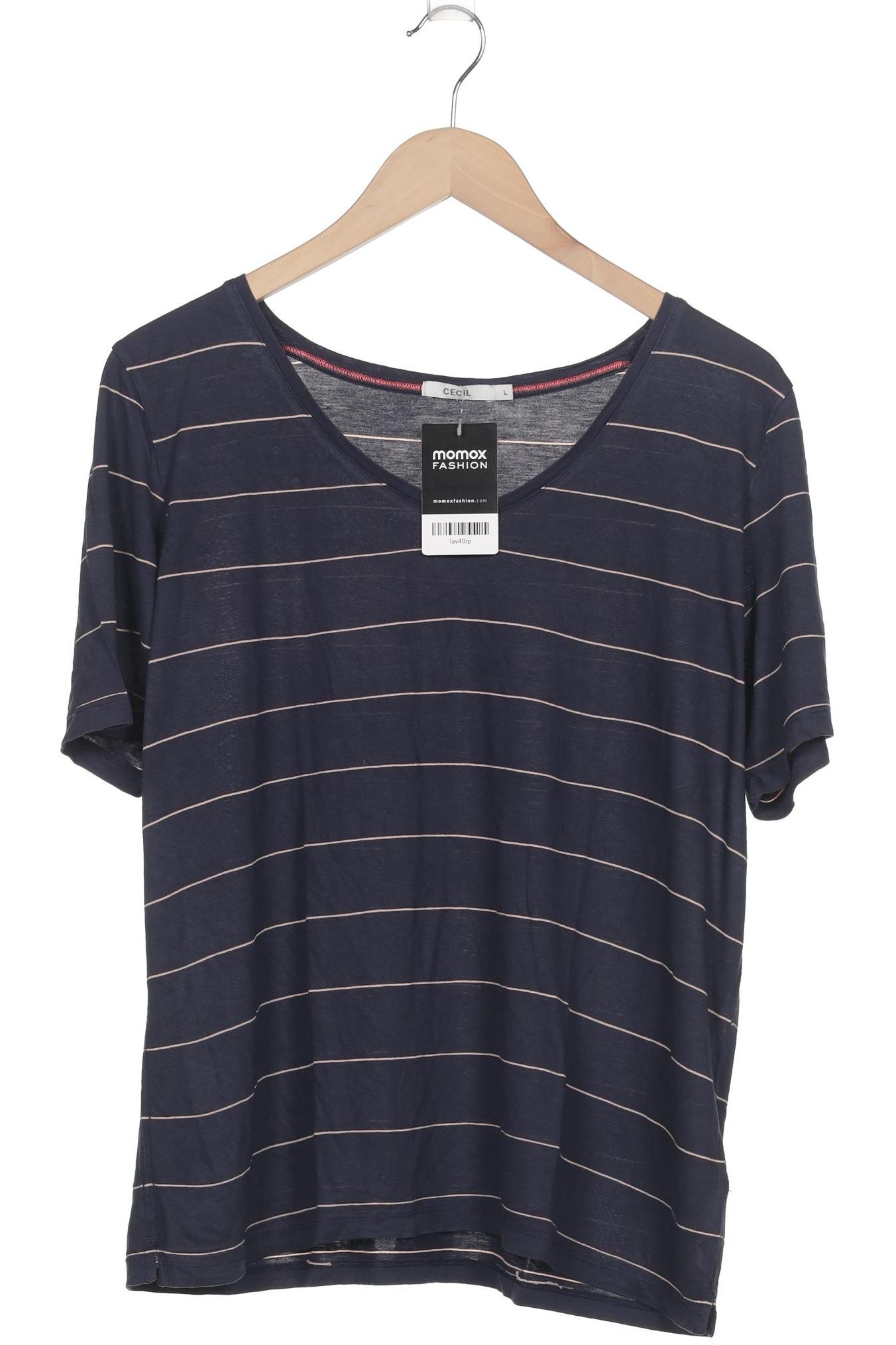 

Cecil Damen T-Shirt, marineblau, Gr. 42