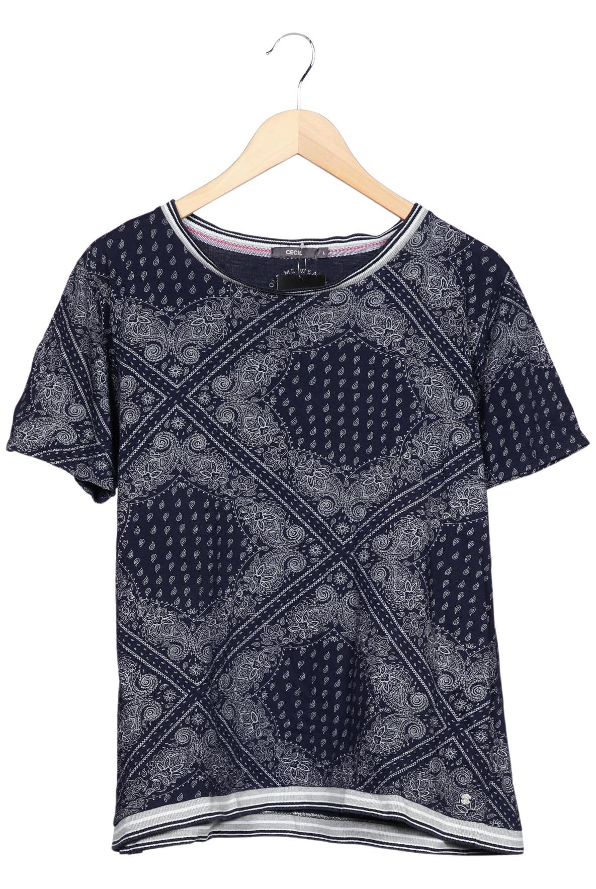 

Cecil Damen T-Shirt, marineblau, Gr. 42