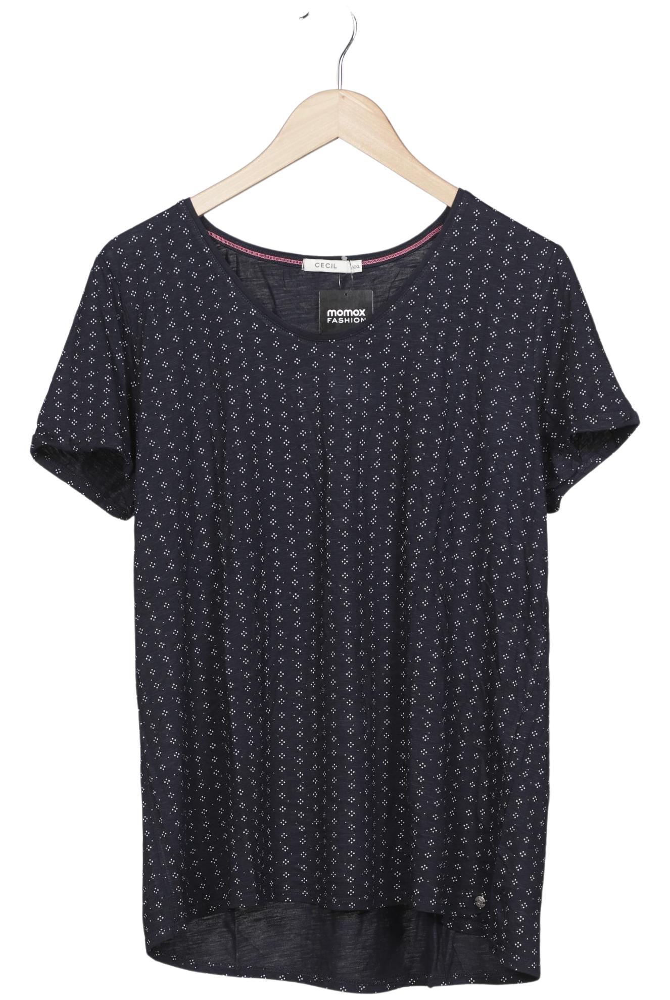 

Cecil Damen T-Shirt, marineblau, Gr. 46