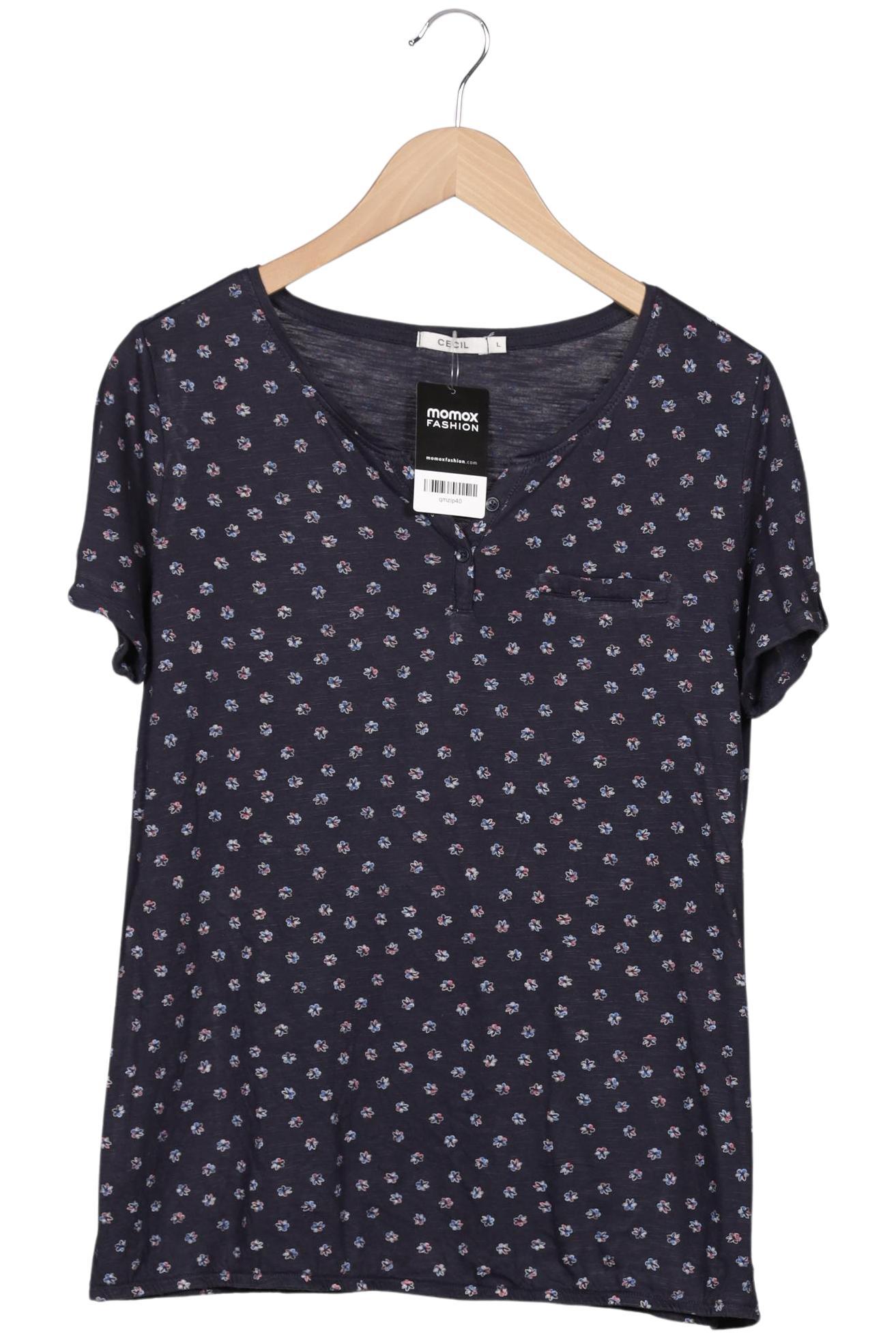 

Cecil Damen T-Shirt, marineblau, Gr. 42