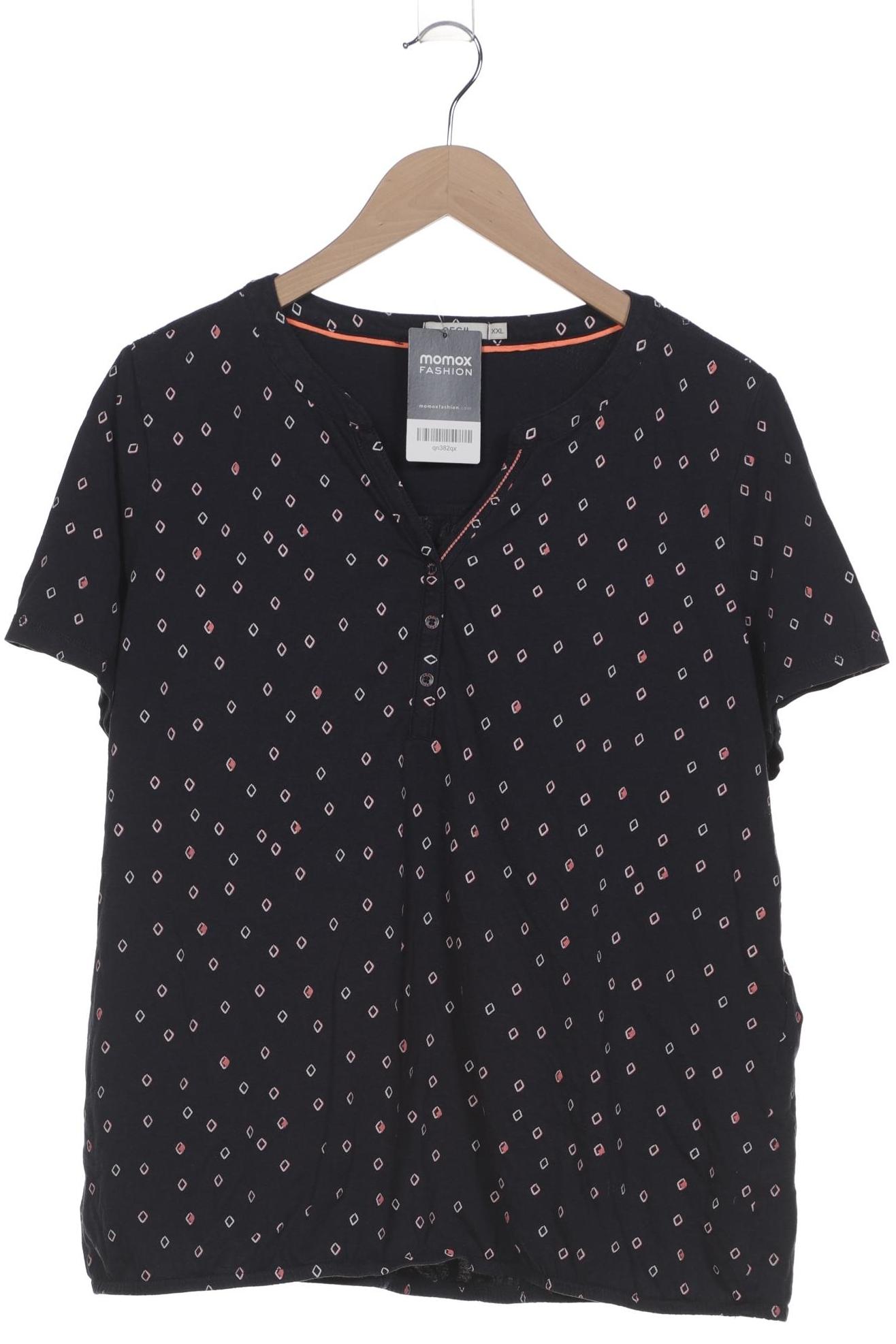 

Cecil Damen T-Shirt, marineblau, Gr. 46