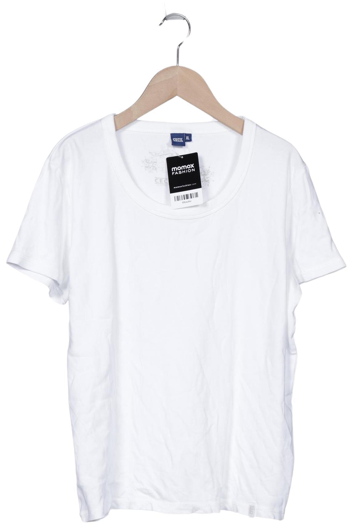 

Cecil Damen T-Shirt, weiß, Gr. 44