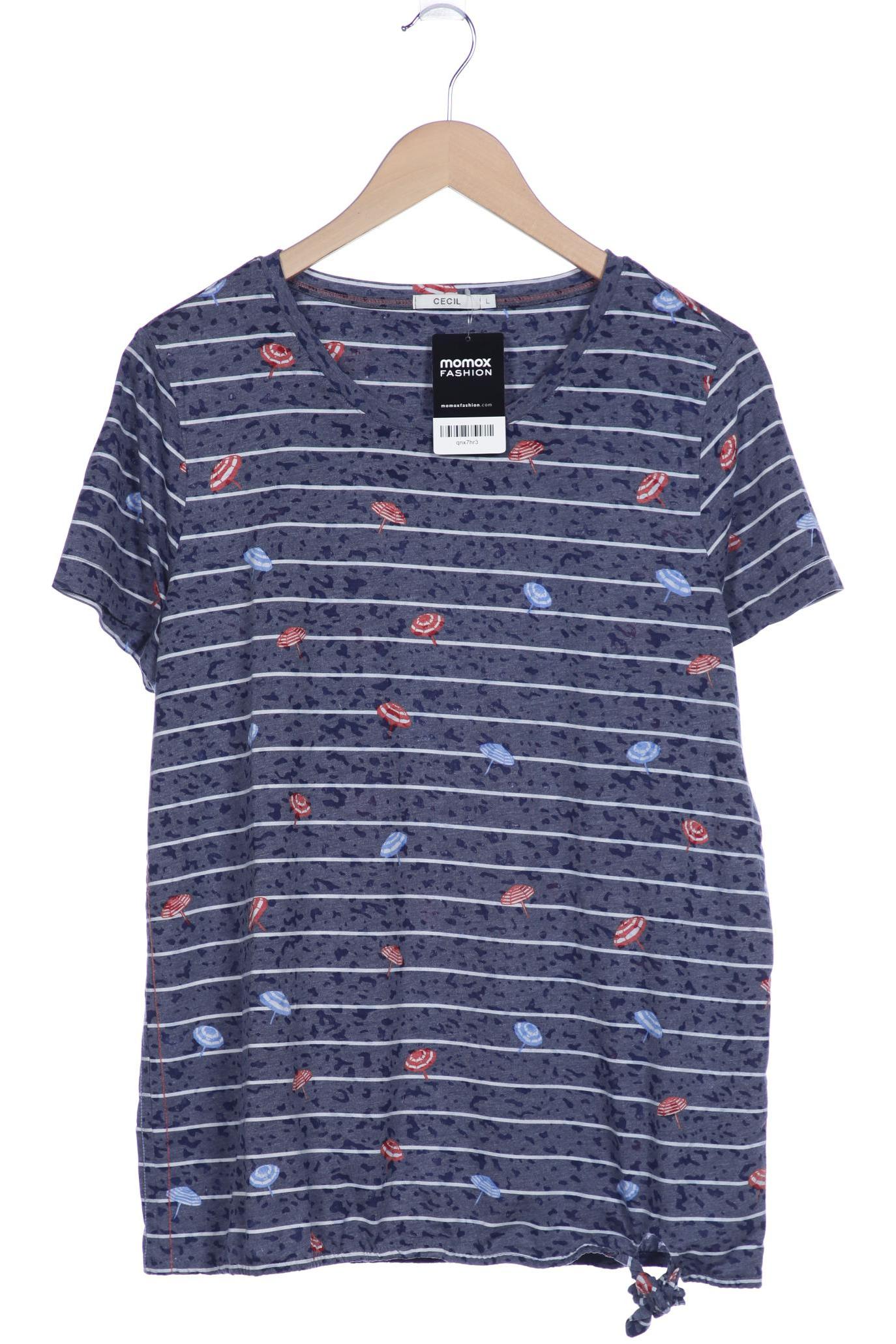 

CECIL Damen T-Shirt, blau