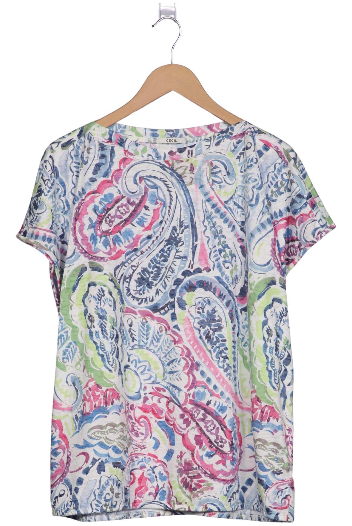 

Cecil Damen T-Shirt, mehrfarbig, Gr. 48