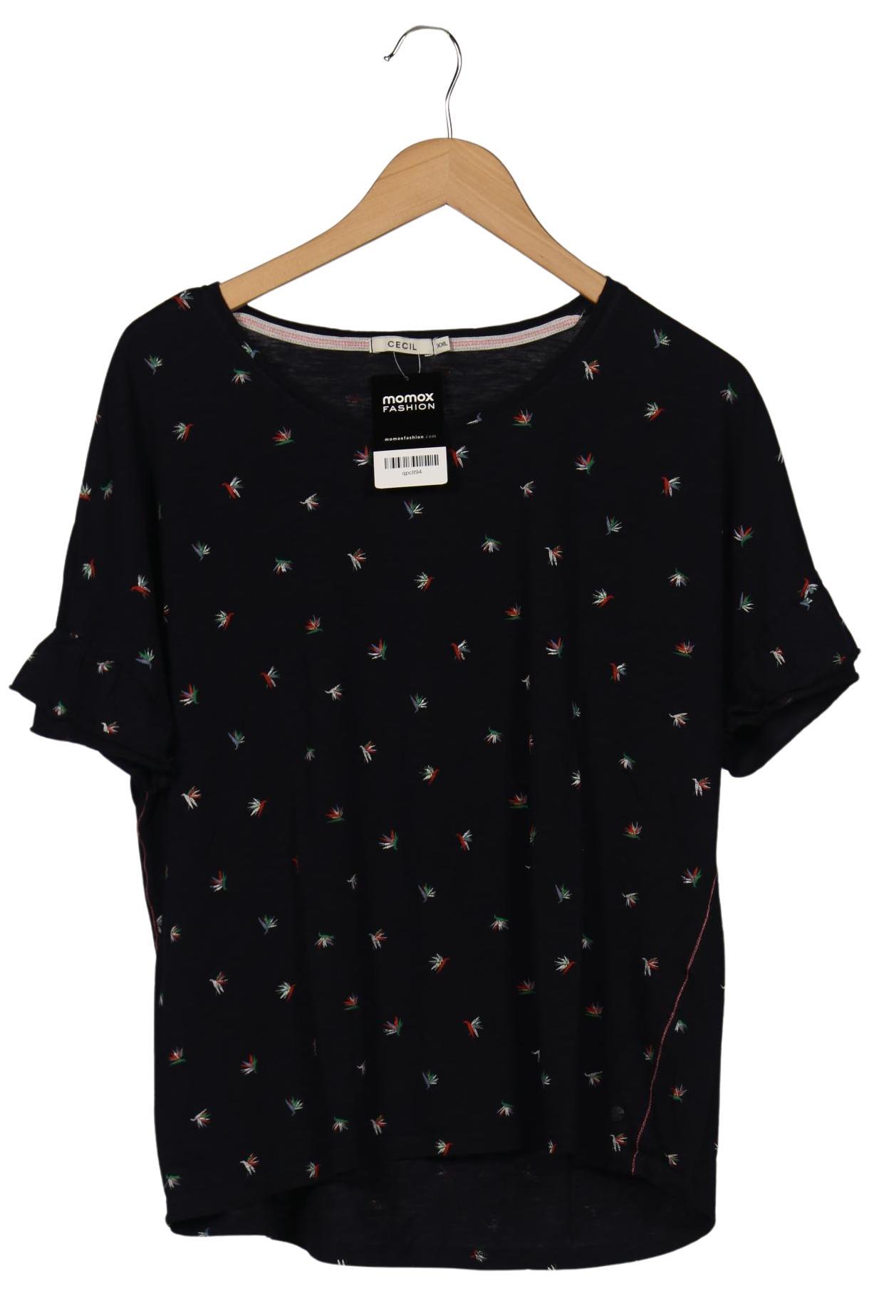 

Cecil Damen T-Shirt, marineblau, Gr. 46