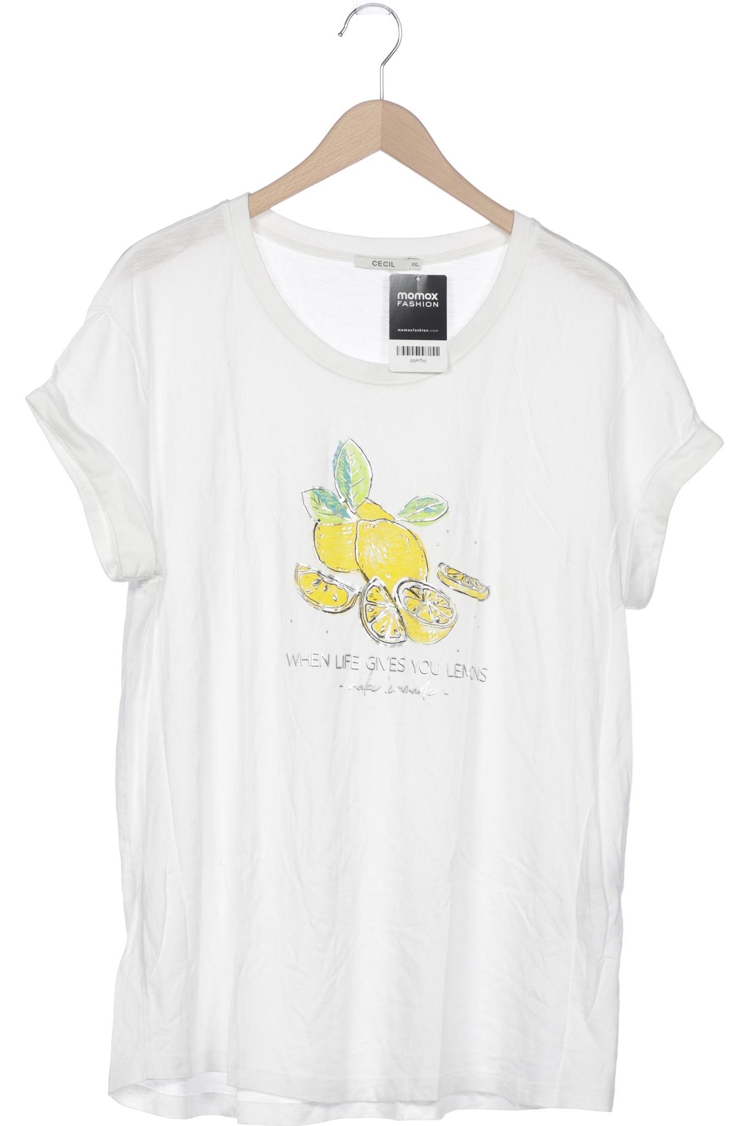 

Cecil Damen T-Shirt, weiß, Gr. 46