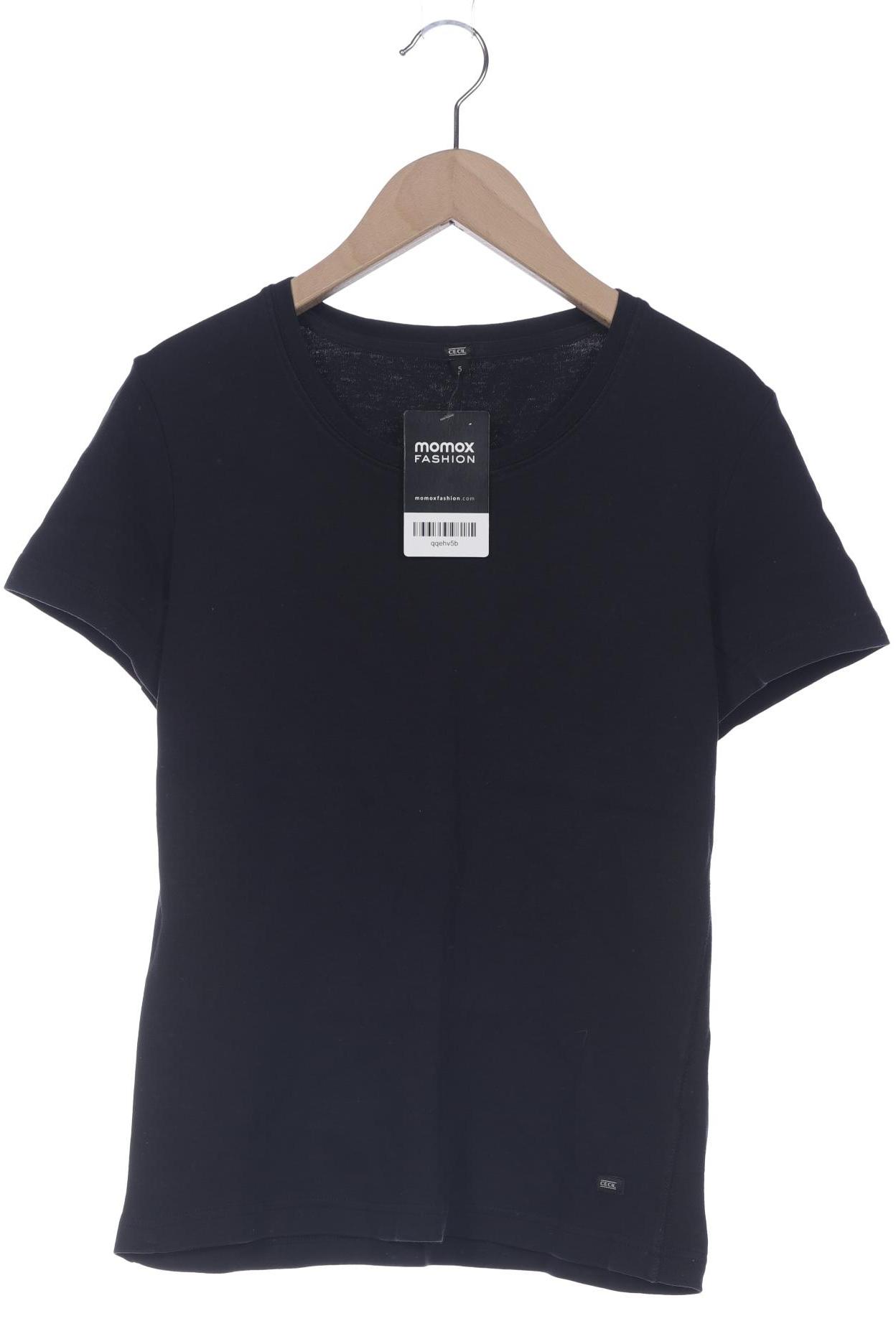 

CECIL Damen T-Shirt, schwarz