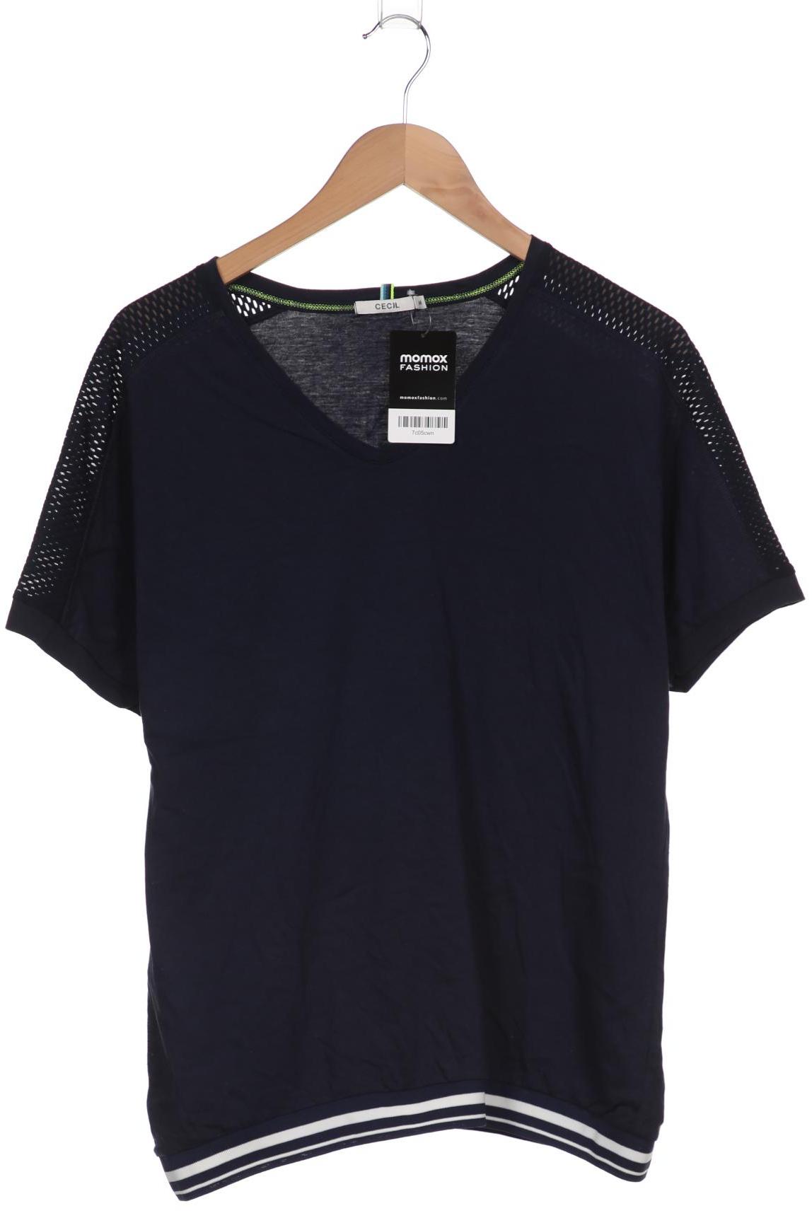 

CECIL Damen T-Shirt, marineblau