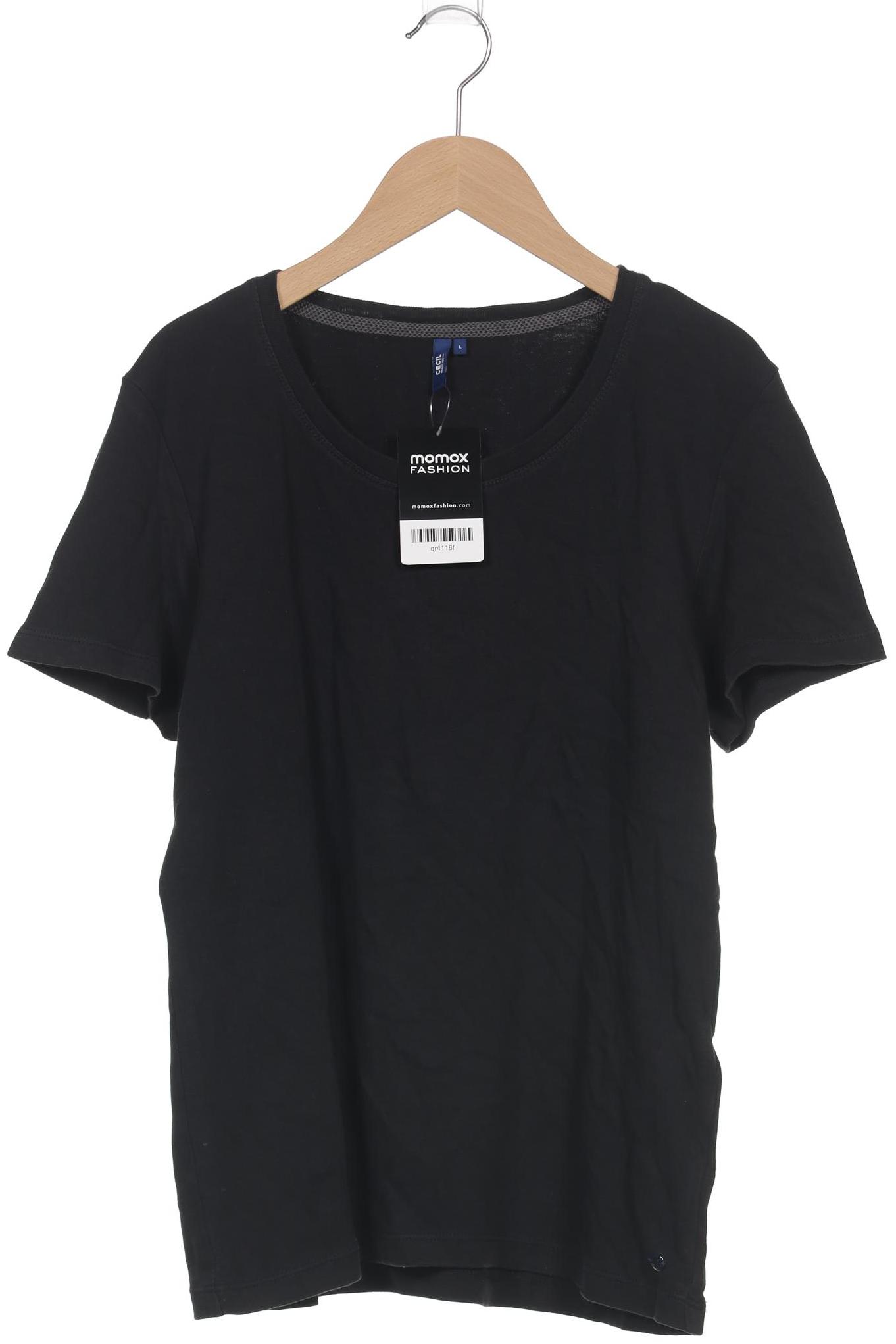 

Cecil Damen T-Shirt, schwarz, Gr. 42