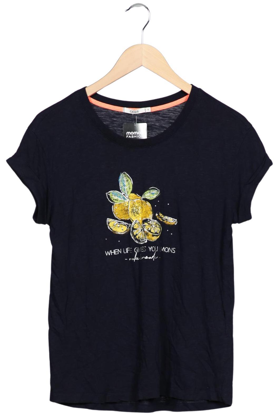 

Cecil Damen T-Shirt, marineblau, Gr. 36