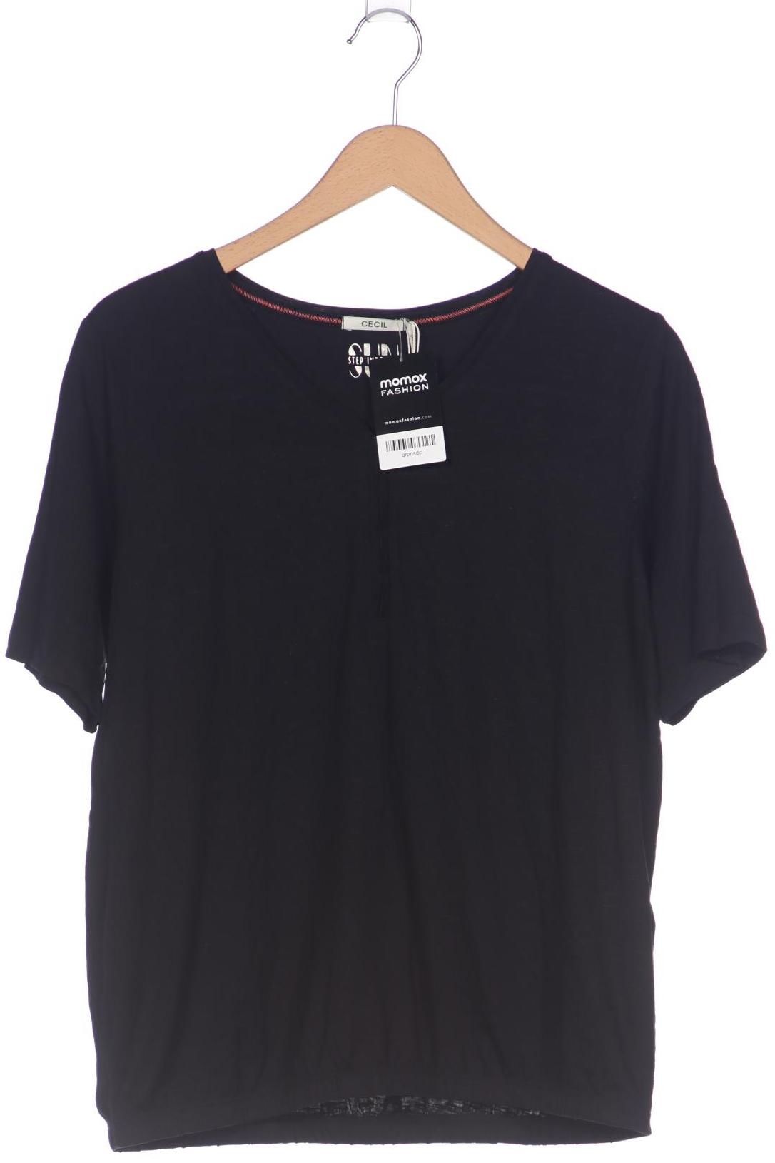 

Cecil Damen T-Shirt, schwarz, Gr. 38