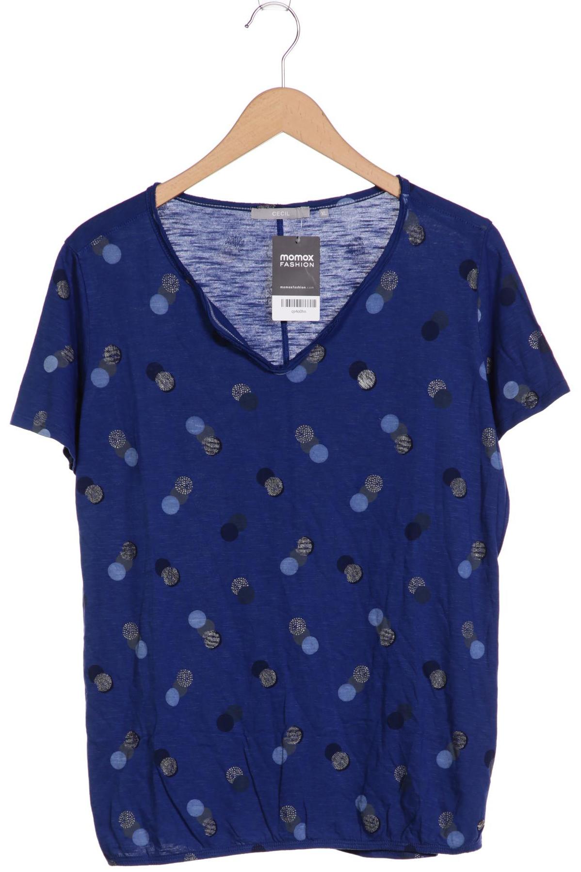

Cecil Damen T-Shirt, blau, Gr. 44