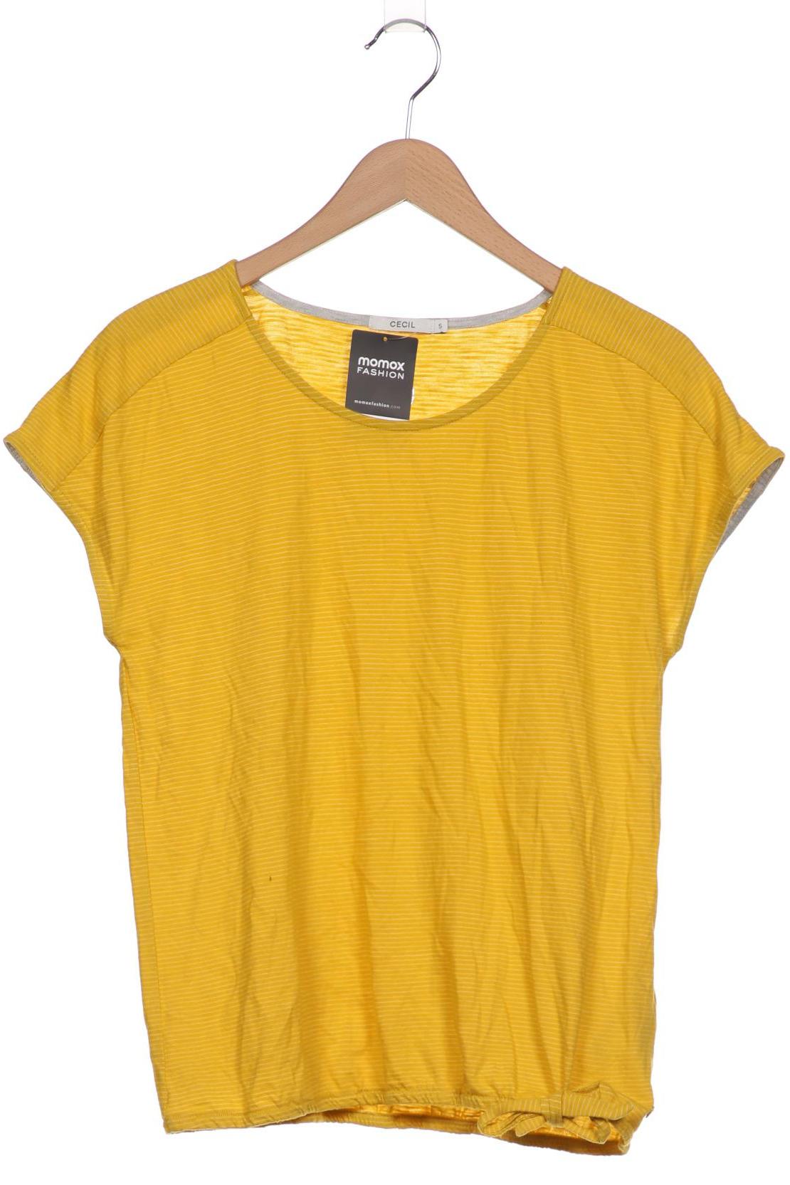 

CECIL Damen T-Shirt, gelb