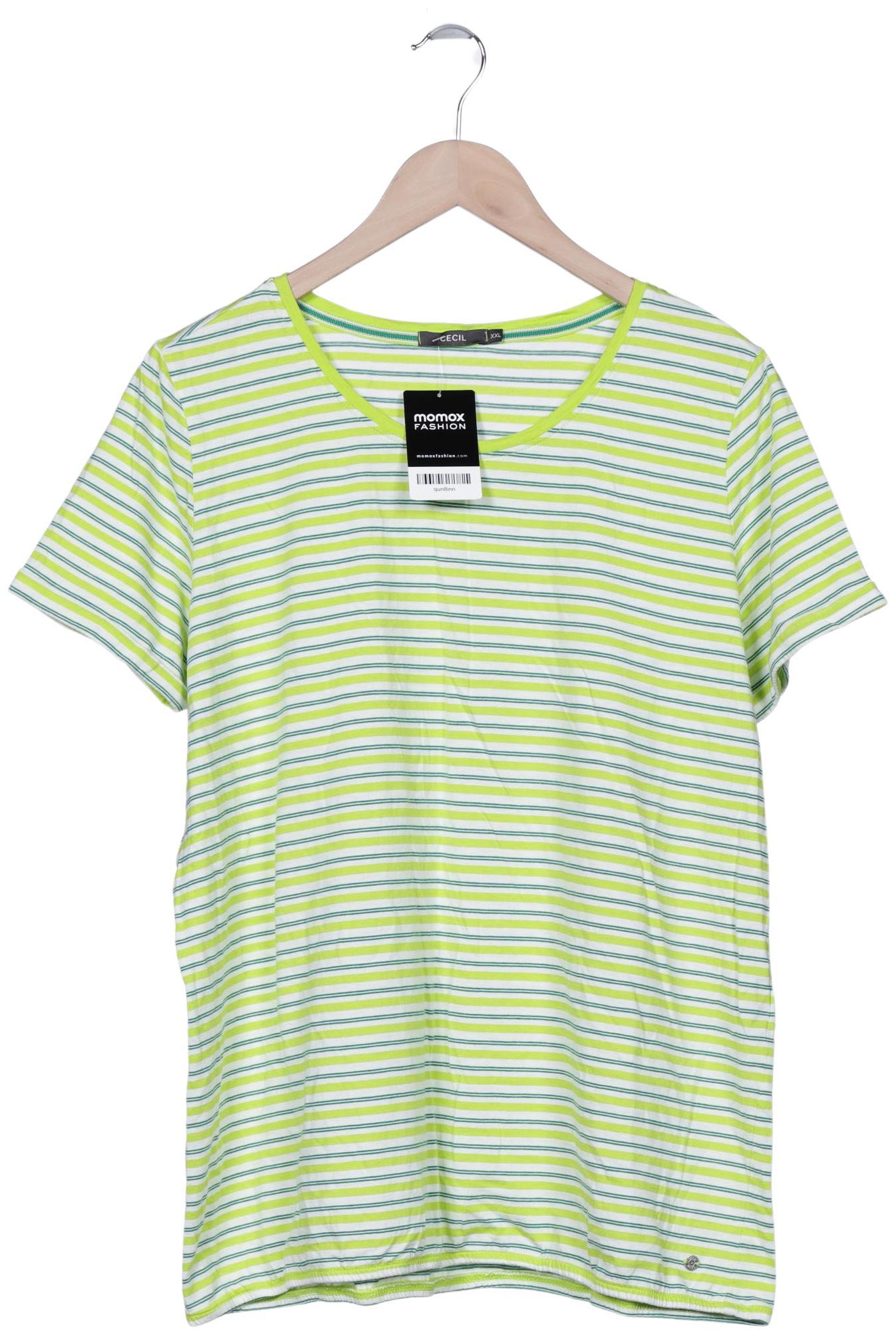 

Cecil Damen T-Shirt, hellgrün, Gr. 46