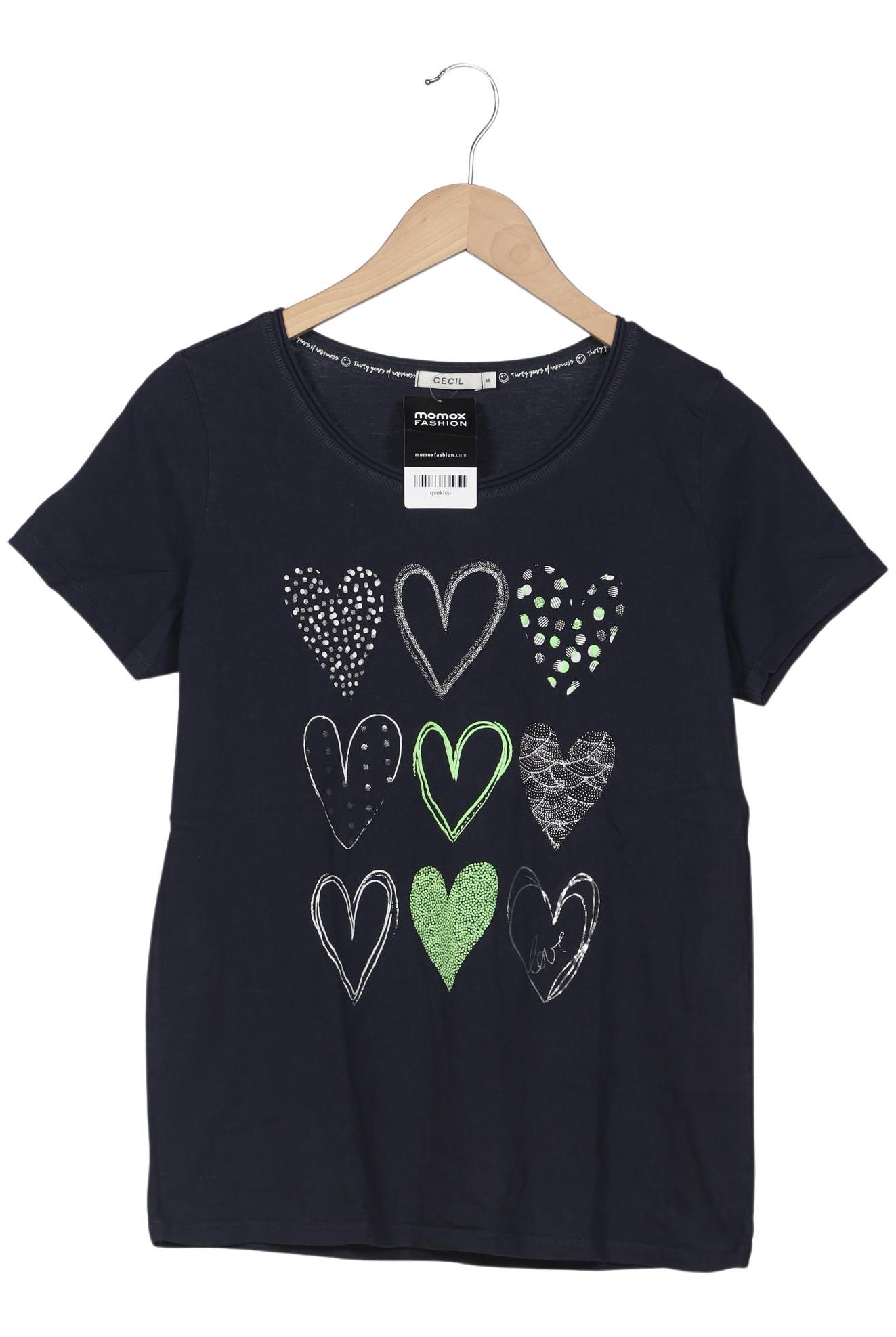 

Cecil Damen T-Shirt, marineblau, Gr. 38