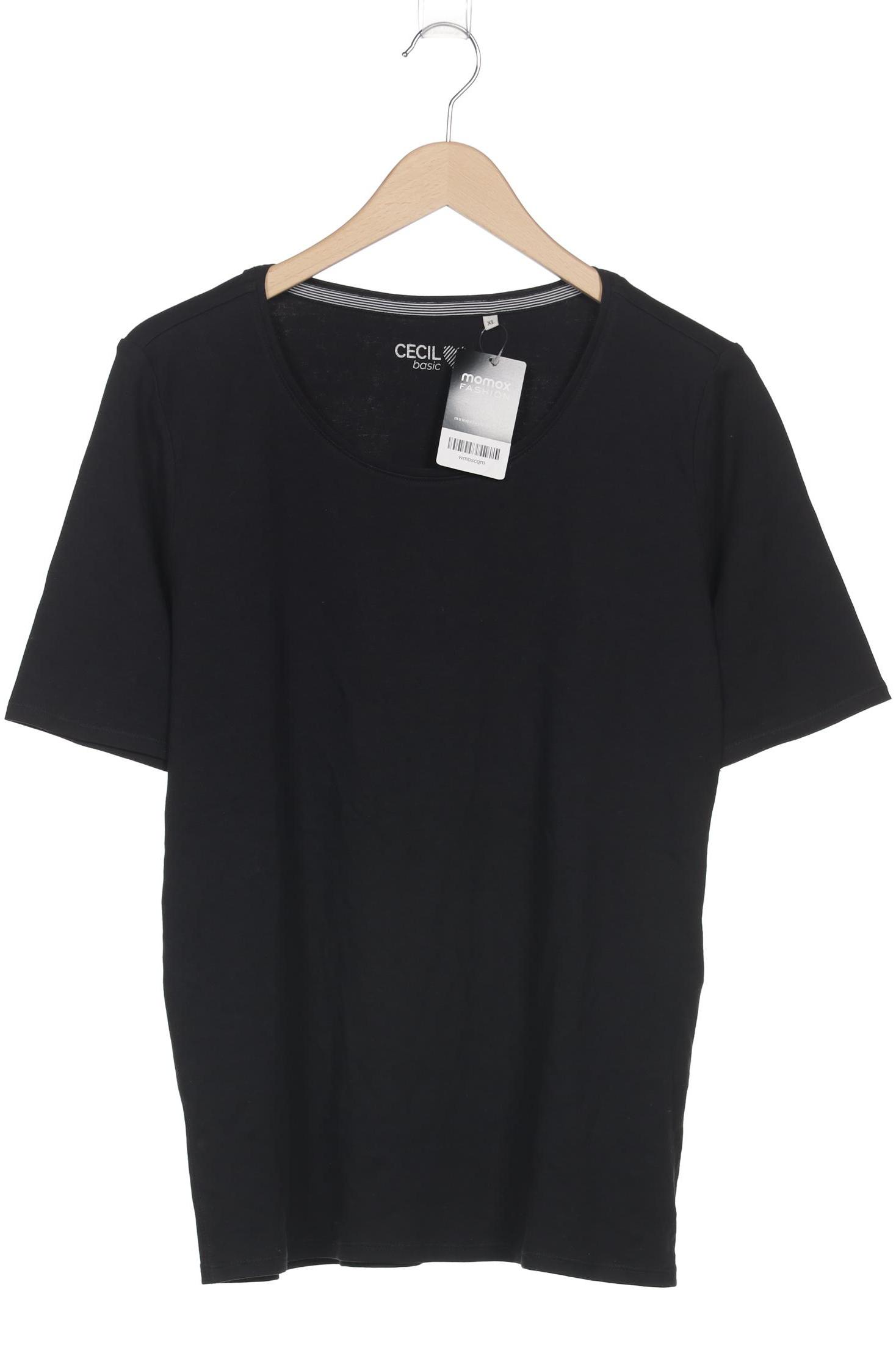 

Cecil Damen T-Shirt, schwarz, Gr. 44