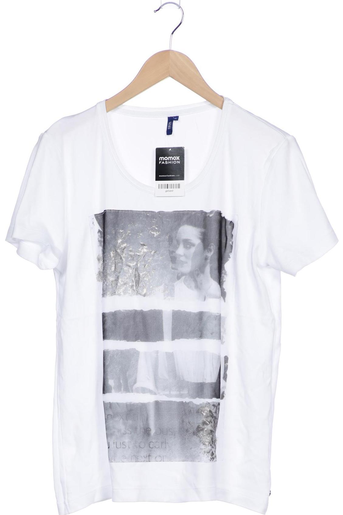 

Cecil Damen T-Shirt, weiß, Gr. 44