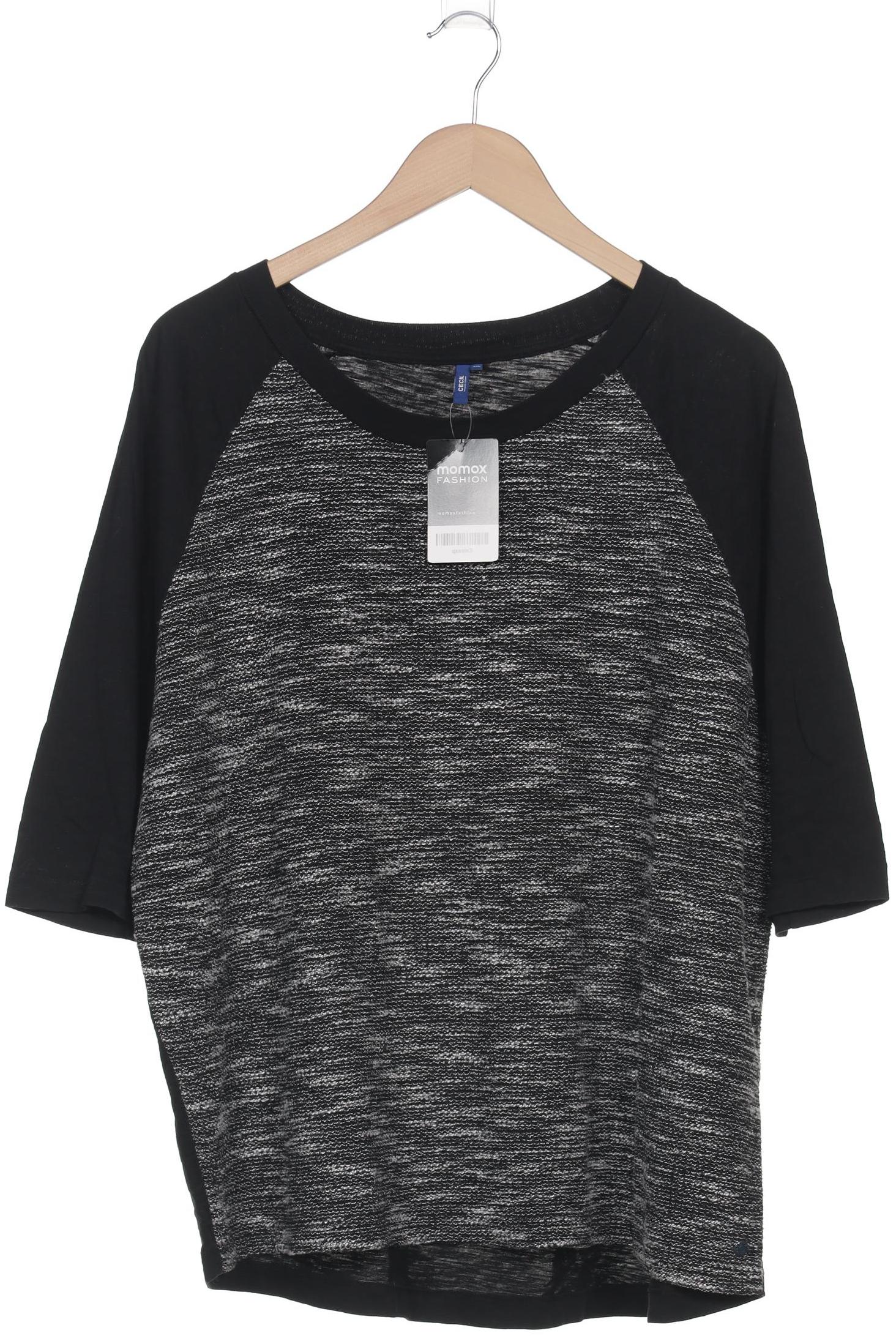 

Cecil Damen T-Shirt, schwarz, Gr. 46
